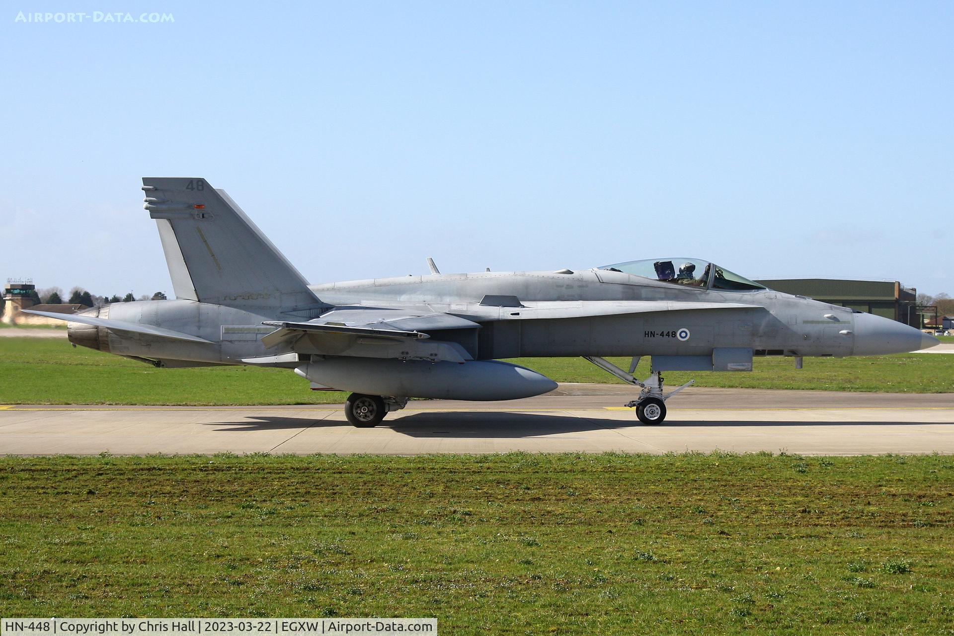 HN-448, McDonnell Douglas F-18C Hornet C/N 1475/FNC048, Cobra Warrior 2023, RAF Waddington
