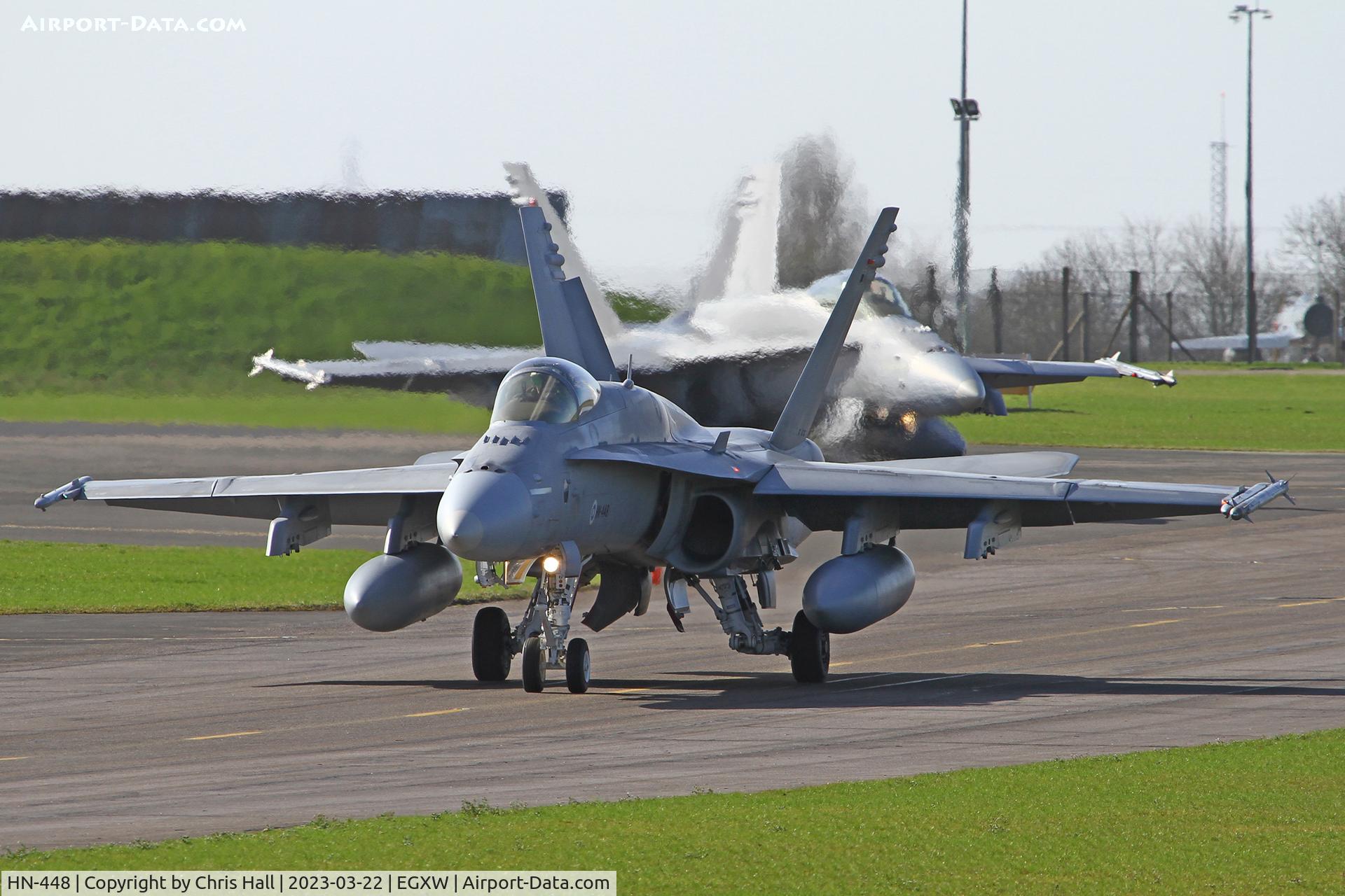 HN-448, McDonnell Douglas F-18C Hornet C/N 1475/FNC048, Cobra Warrior 2023, RAF Waddington