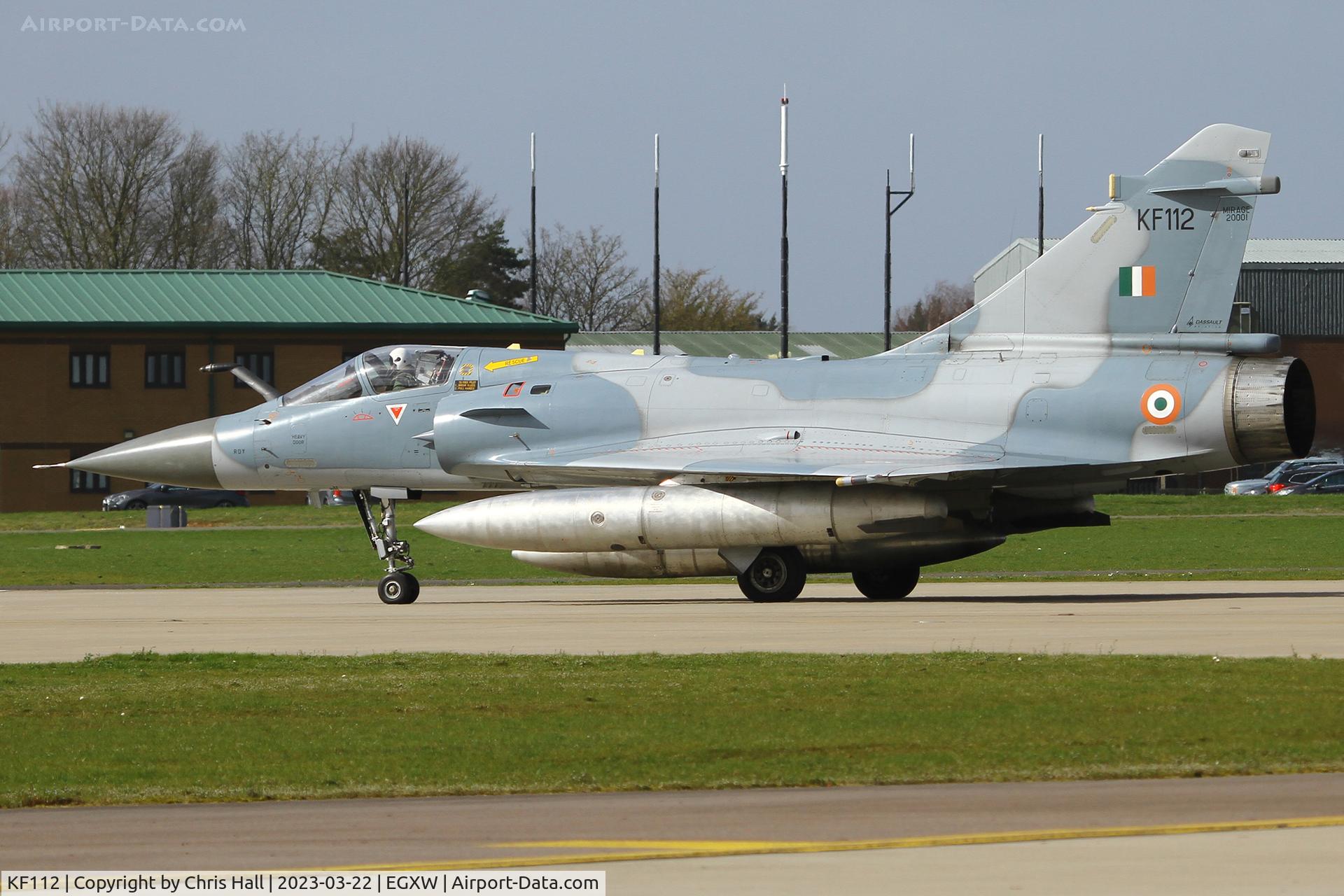 KF112, Dassault Mirage 2000TI C/N unknown KF112, Cobra Warrior 2023, RAF Waddington