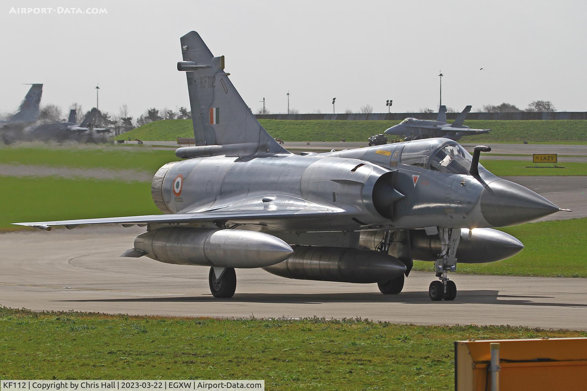 KF112, Dassault Mirage 2000TI C/N unknown KF112, Cobra Warrior 2023, RAF Waddington