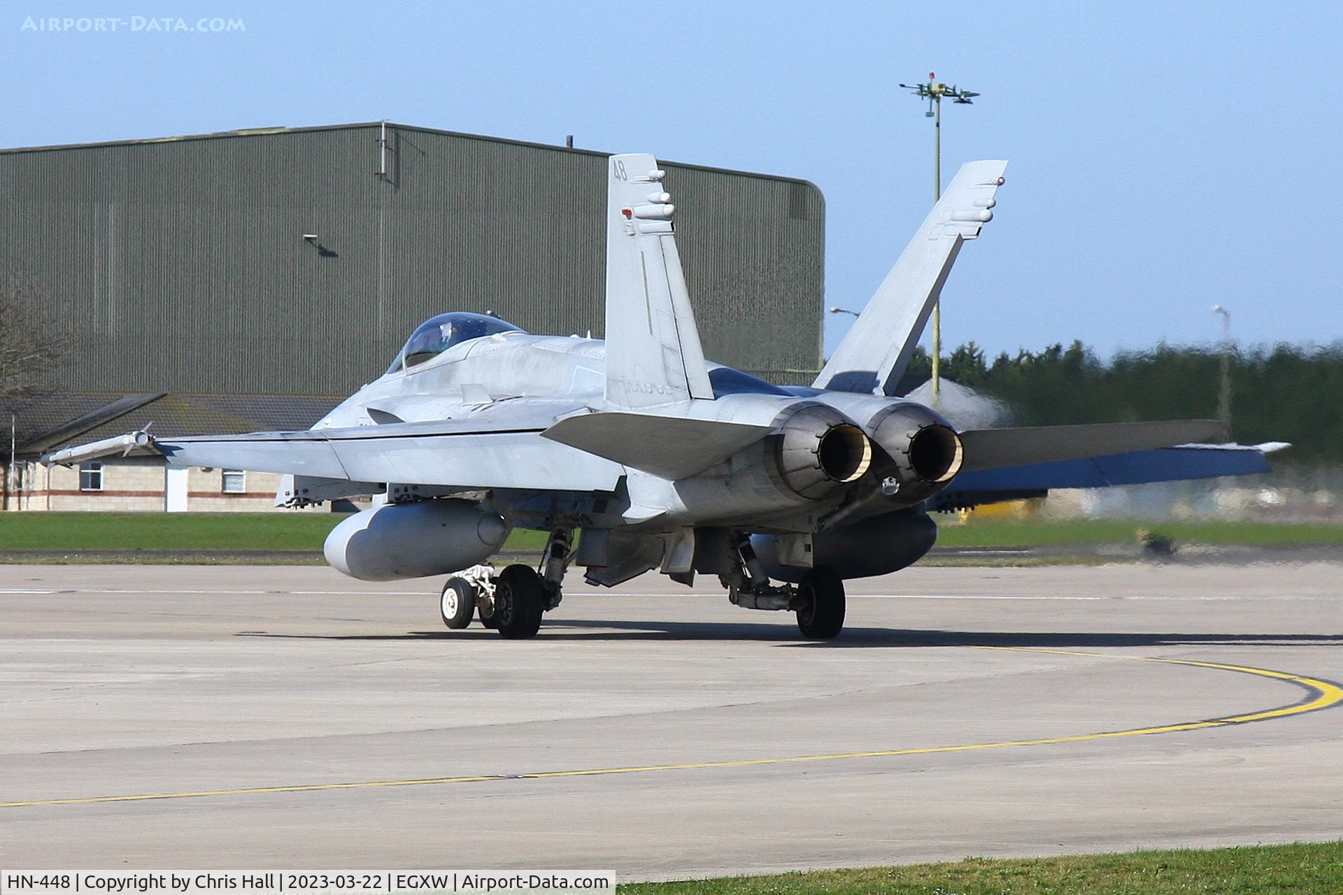 HN-448, McDonnell Douglas F-18C Hornet C/N 1475/FNC048, Cobra Warrior 2023, RAF Waddington