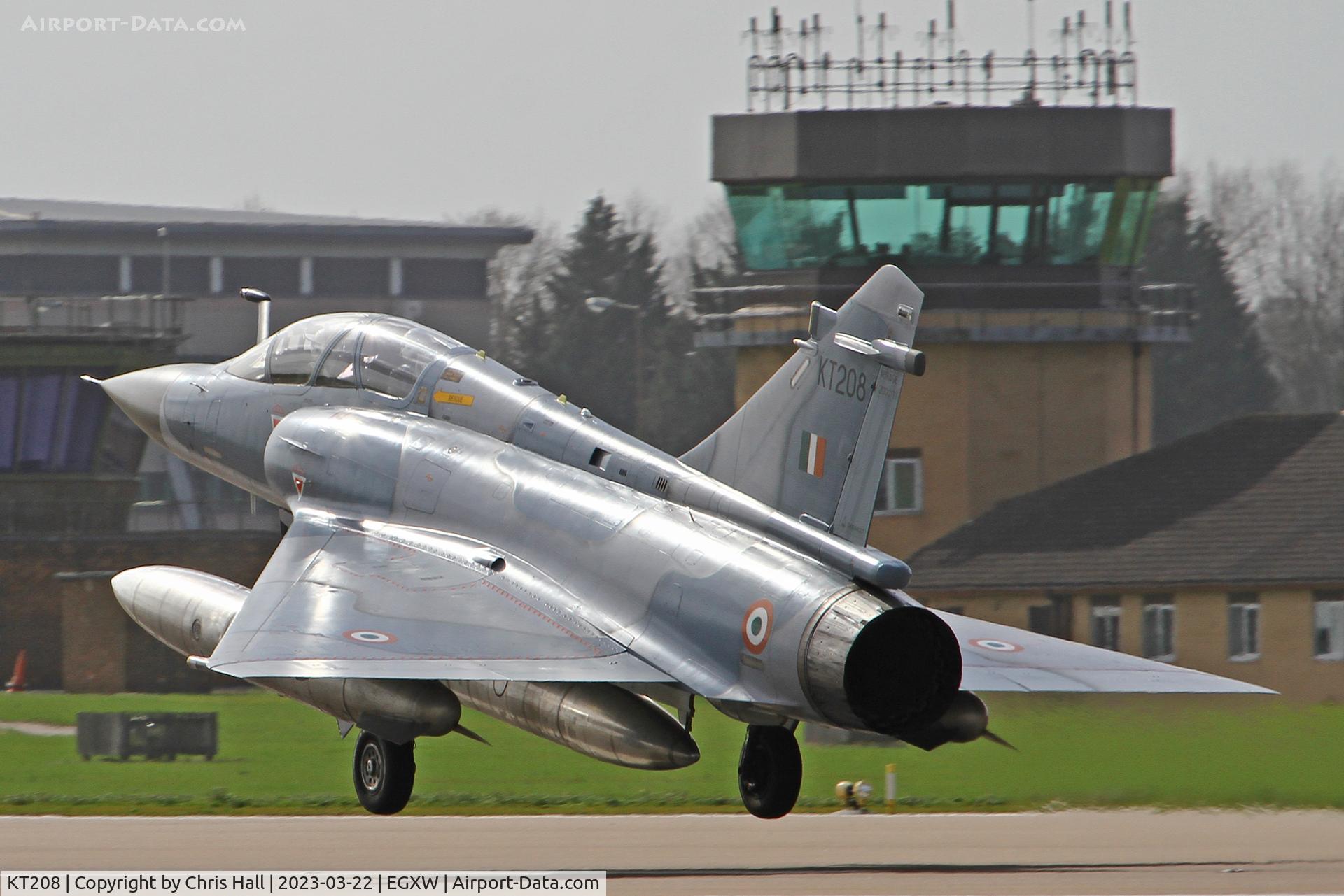 KT208, Dassault Mirage 2000TI C/N unknown KT208, Cobra Warrior 2023, RAF Waddington