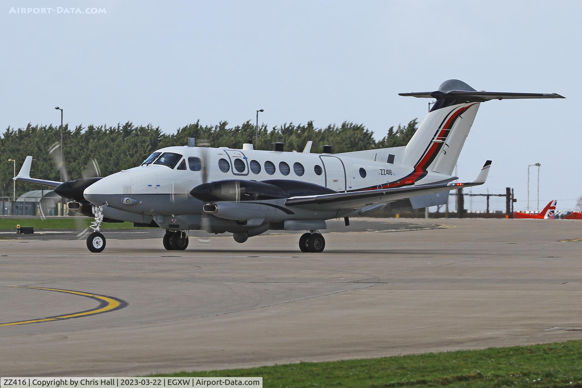 ZZ416, 2007 Beechcraft Shadow R.Mk1 (350CER) Super King Air C/N FM-14, Cobra Warrior 2023, RAF Waddington