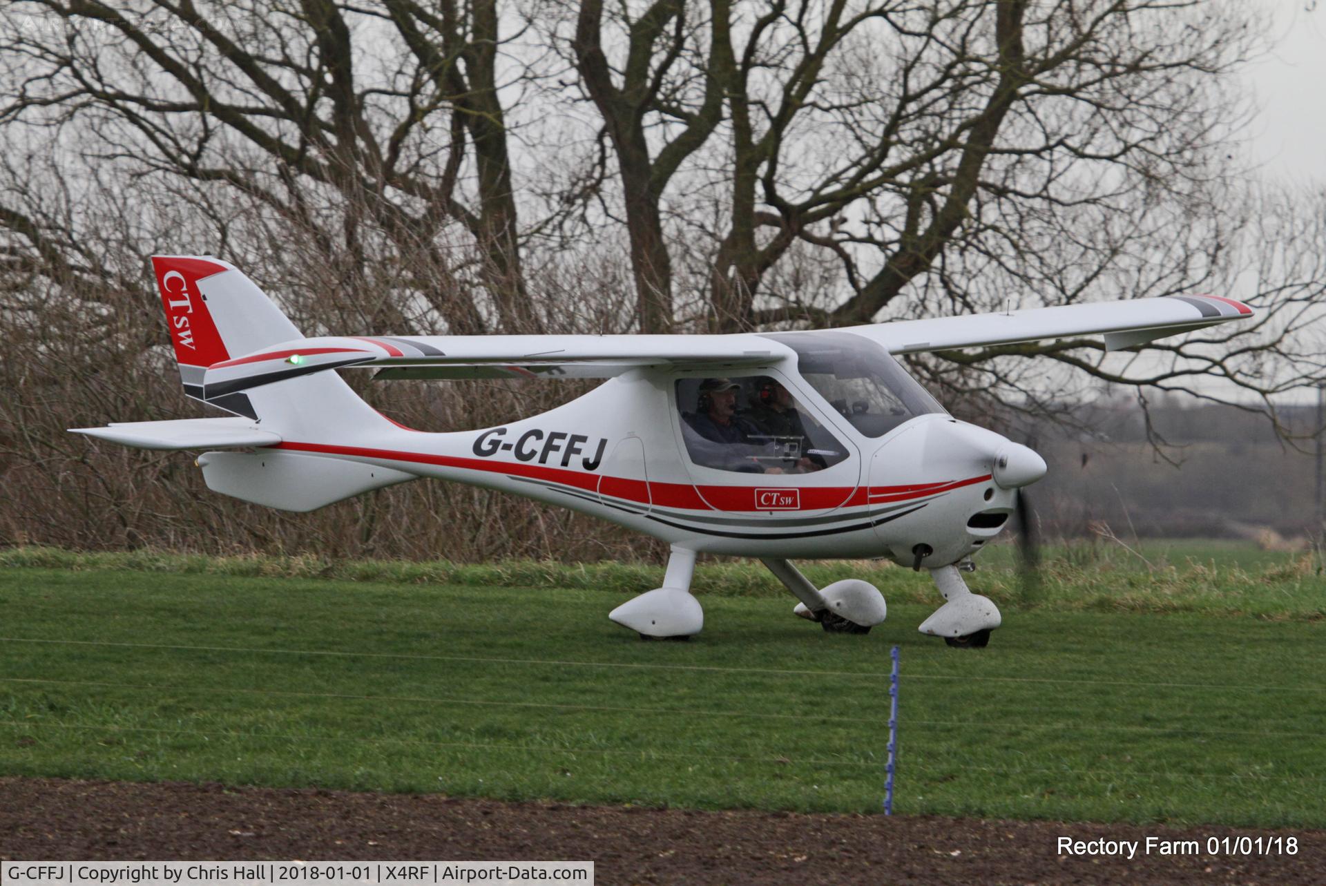 G-CFFJ, 2008 Flight Design CTSW C/N 8391, Rectory Farm New Years Day fly in
