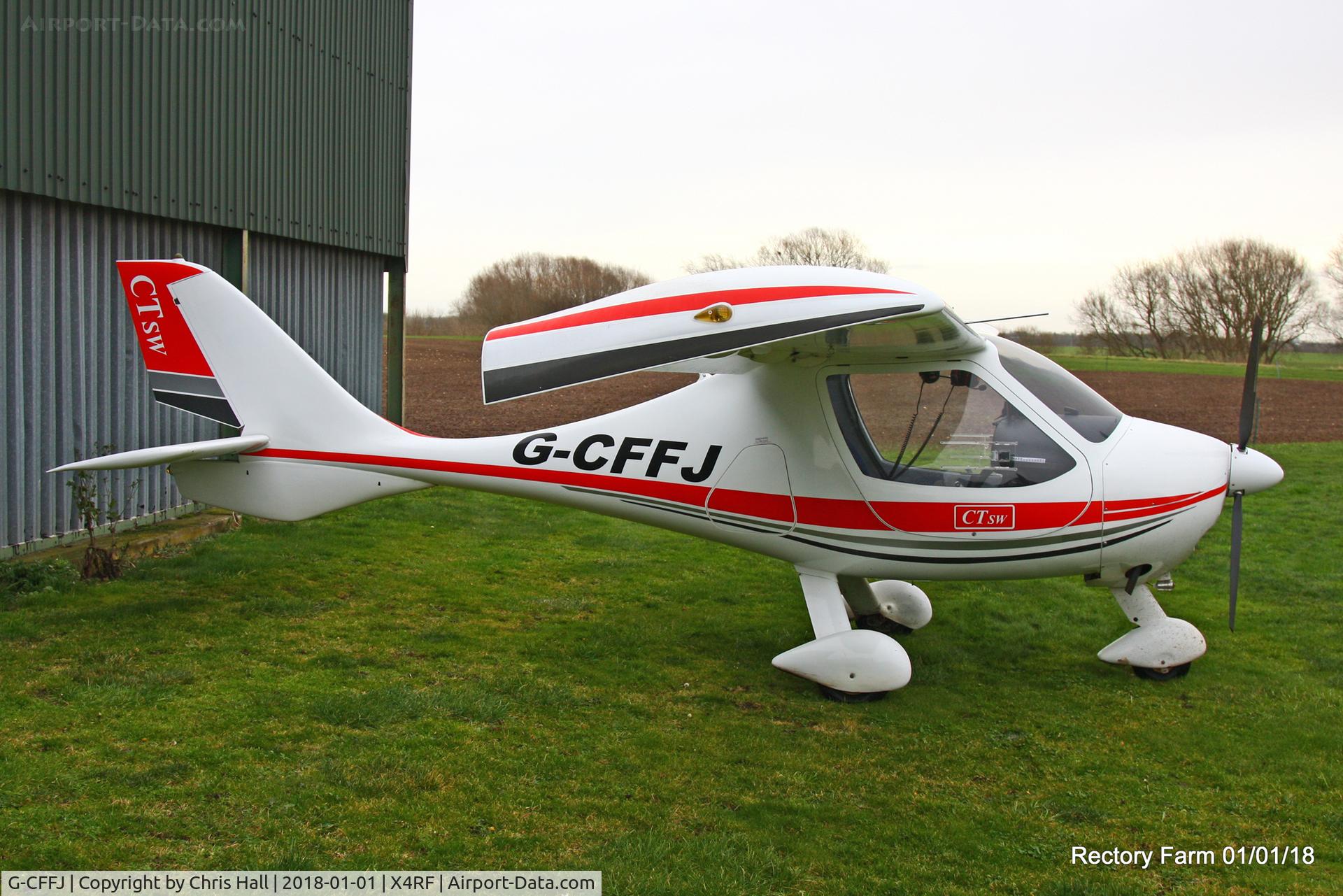 G-CFFJ, 2008 Flight Design CTSW C/N 8391, Rectory Farm New Years Day fly in