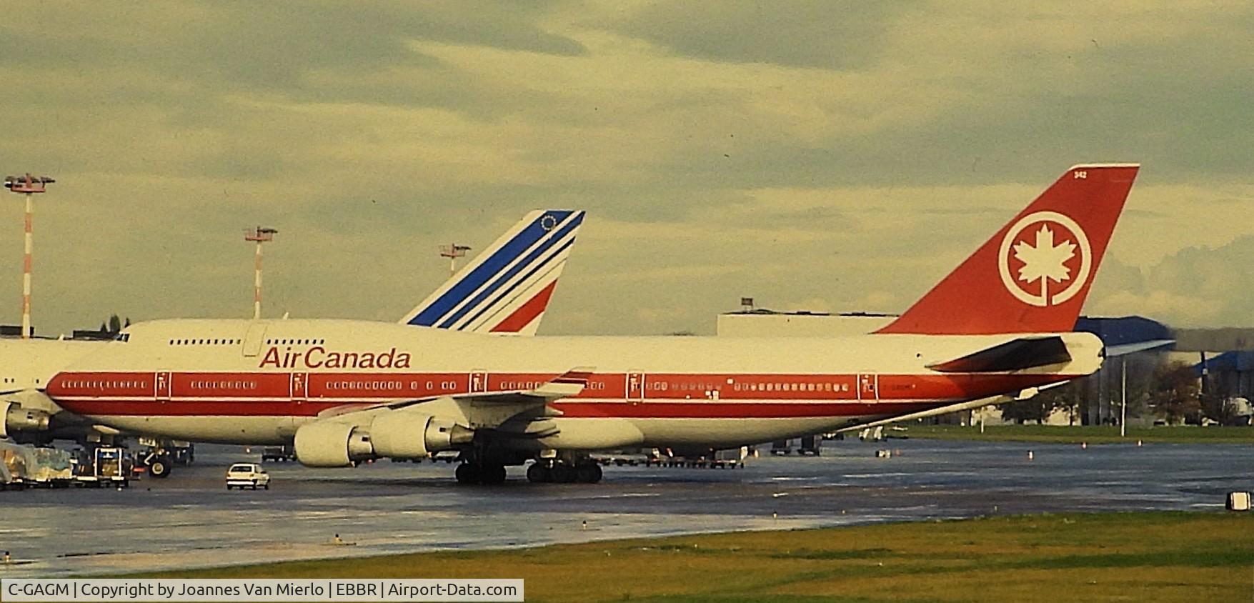 C-GAGM, 1991 Boeing 747-433 C/N 25074, ex-slide