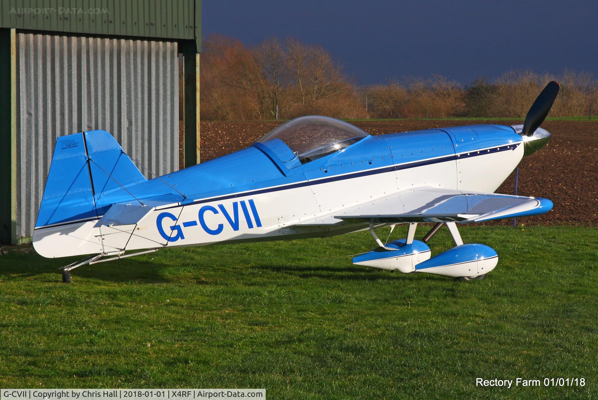 G-CVII, 2006 Rihn DR-107 One Design C/N PFA 264-14478, Rectory Farm New Years Day fly in