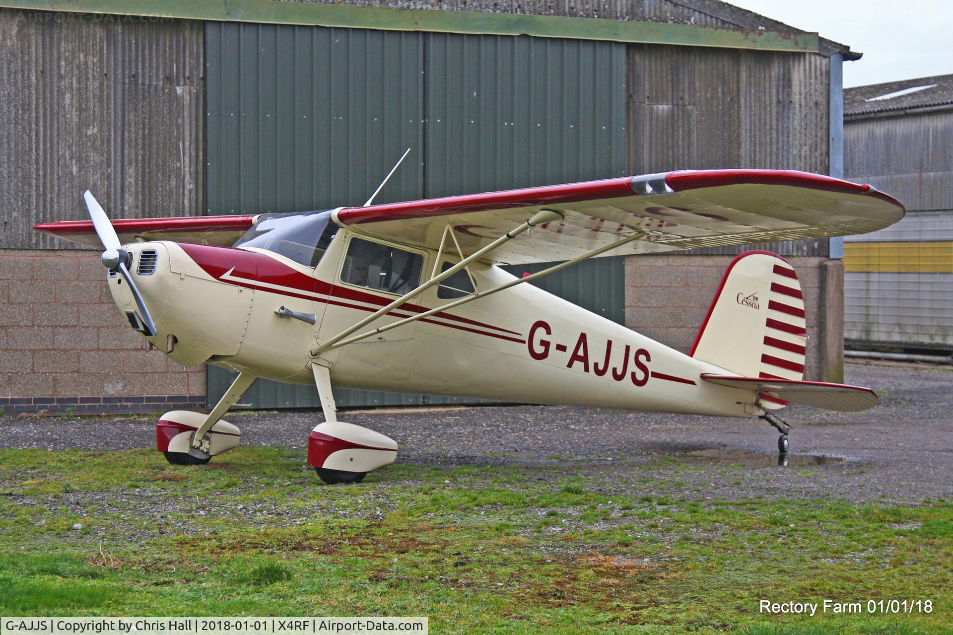 G-AJJS, 1947 Cessna 120 C/N 13047, Rectory Farm New Years Day fly in
