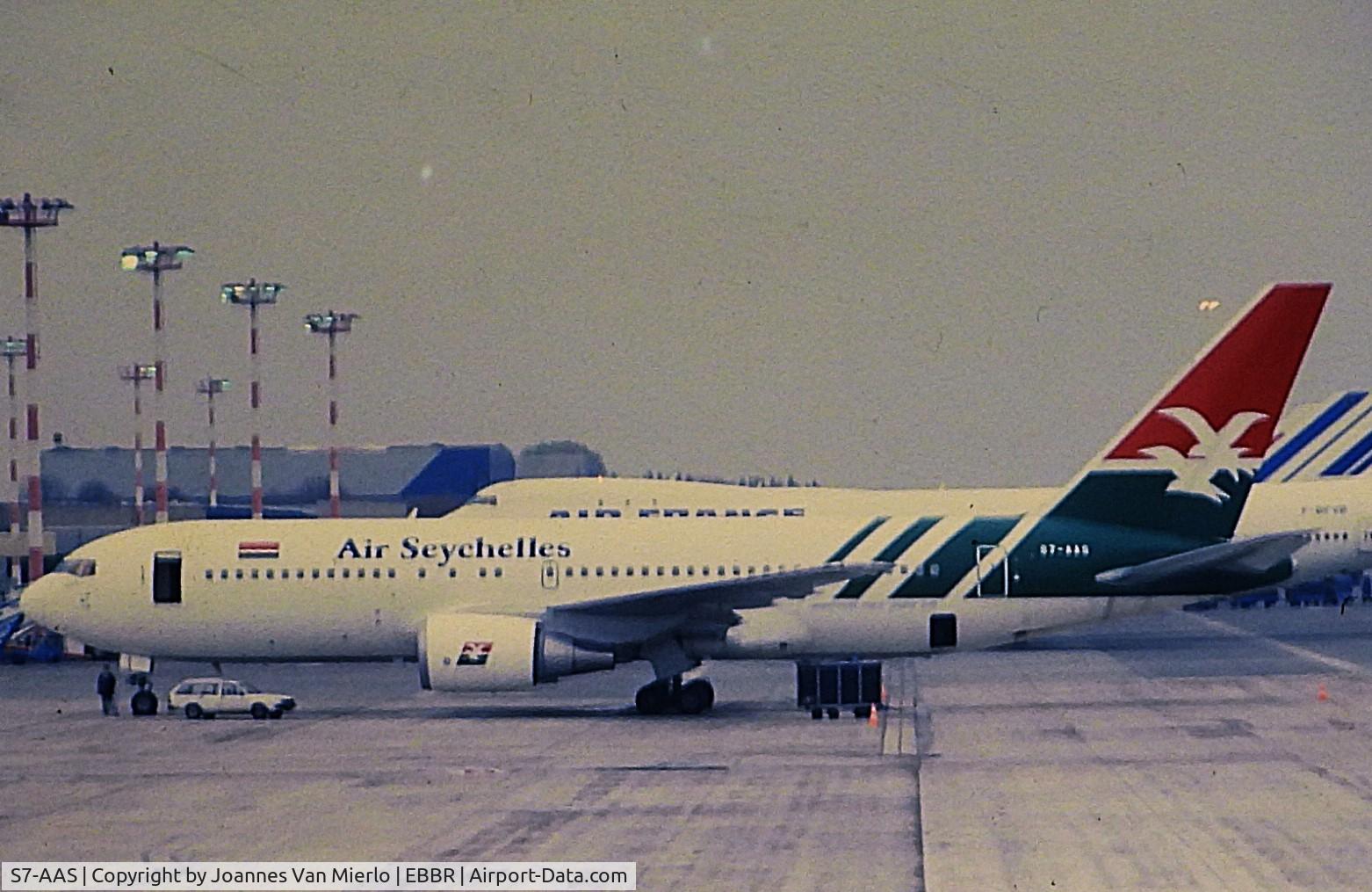 S7-AAS, 1989 Boeing 767-2Q8/ER C/N 24448, ex-slide