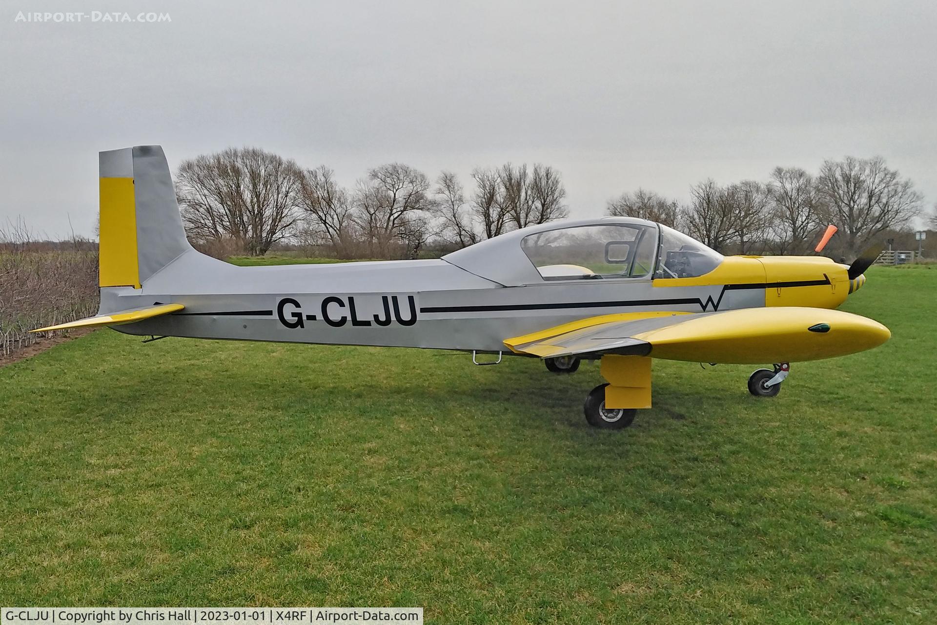 G-CLJU, 1961 Wassmer WA-40 Super IV C/N 30, Rectory Farm New Years Day fly in