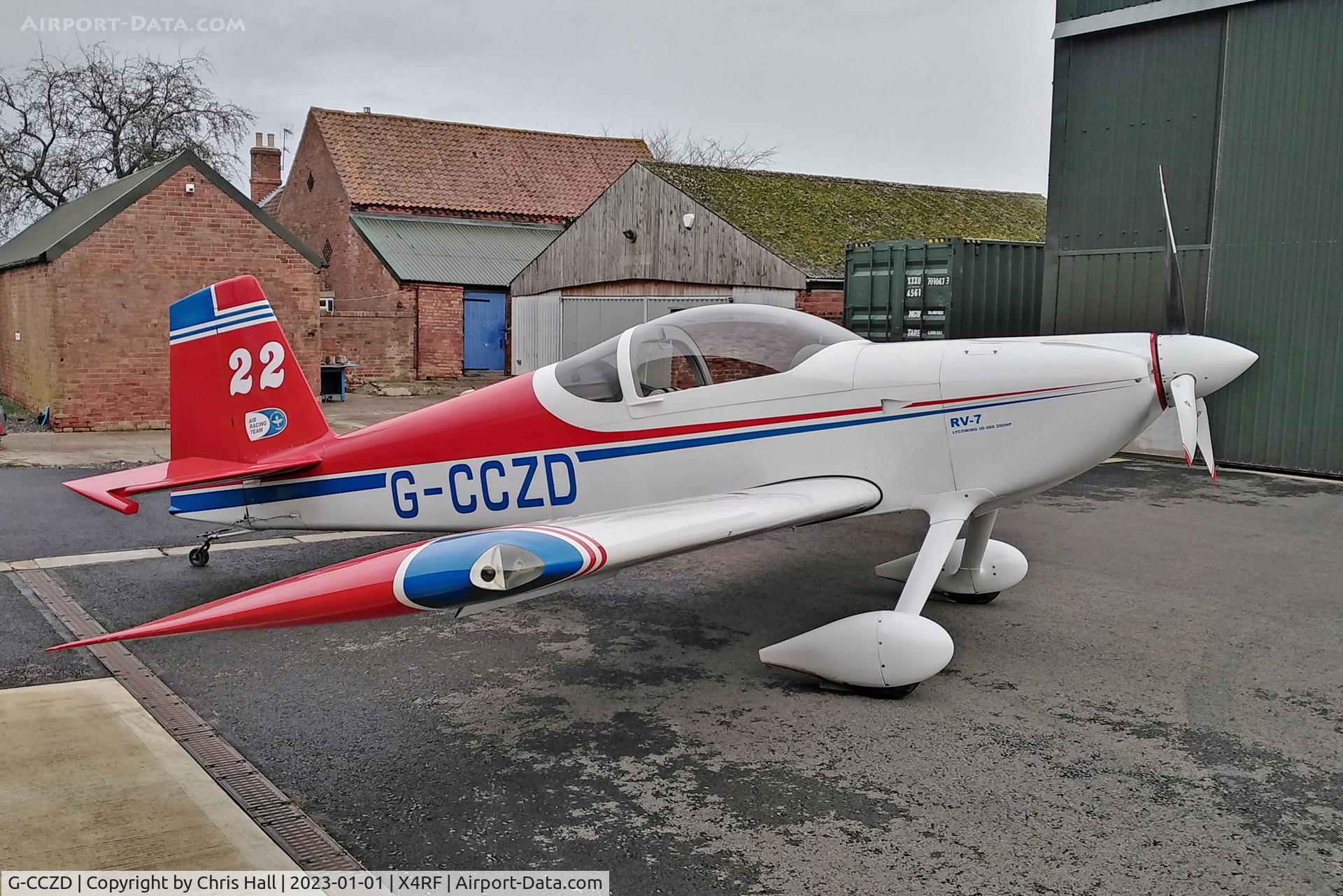 G-CCZD, 2004 Vans RV-7 C/N PFA 323-14087, Rectory Farm New Years Day fly in