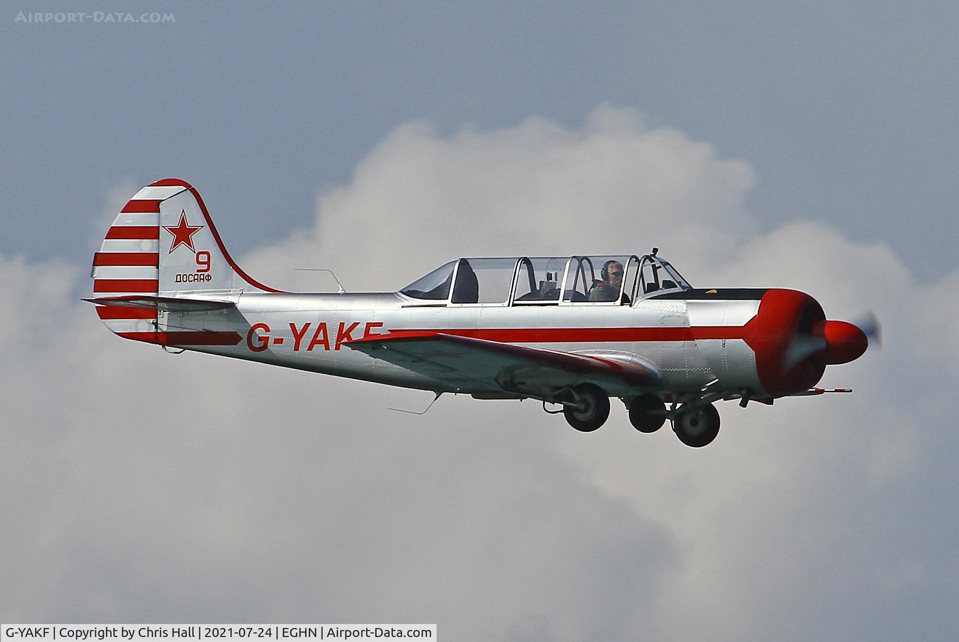 G-YAKF, 1991 Yakovlev (Aerostar) Yak-52 C/N 9111205, Sandown