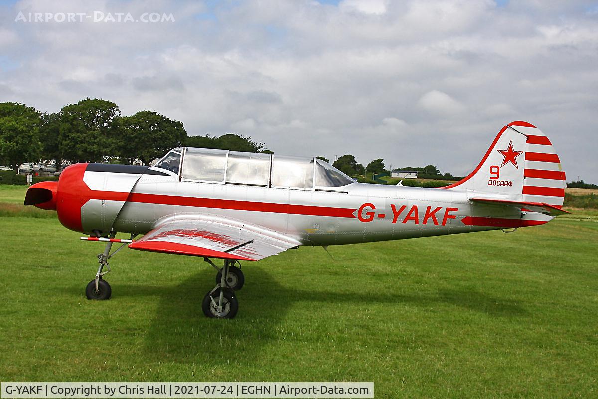 G-YAKF, 1991 Yakovlev (Aerostar) Yak-52 C/N 9111205, Sandown