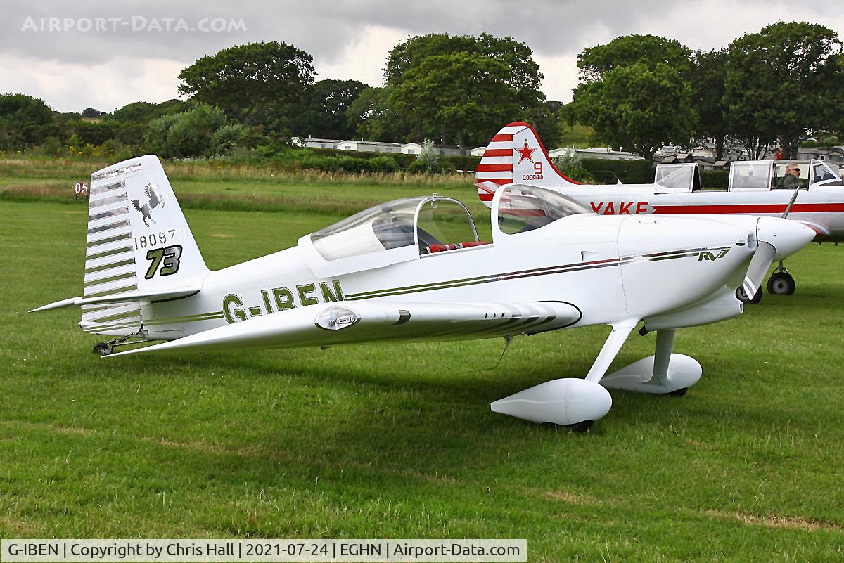 G-IBEN, 2013 Vans RV-7 C/N PFA 323-13981, Sandown