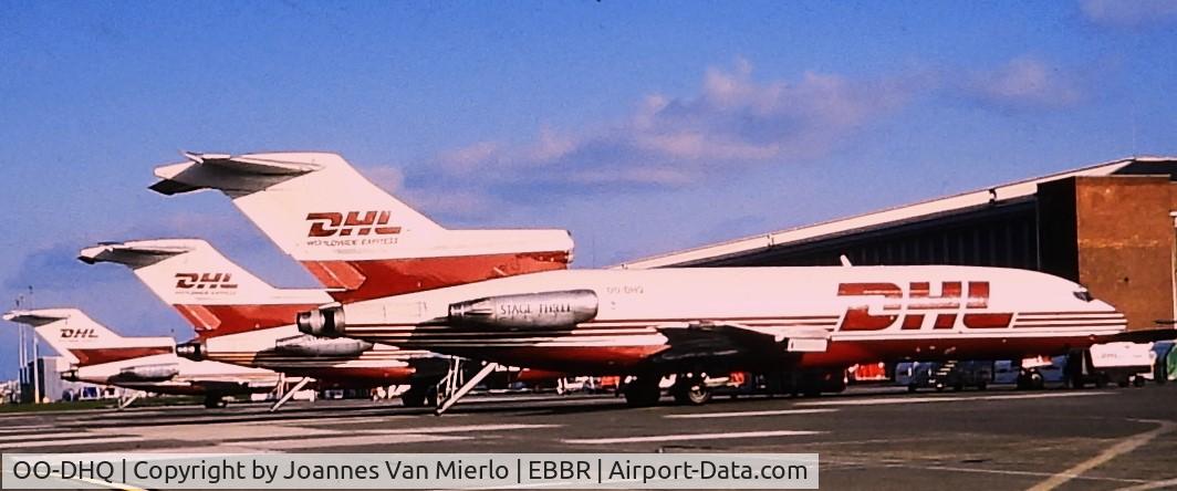 OO-DHQ, 1966 Boeing 727-35 C/N 19167, ex-slide