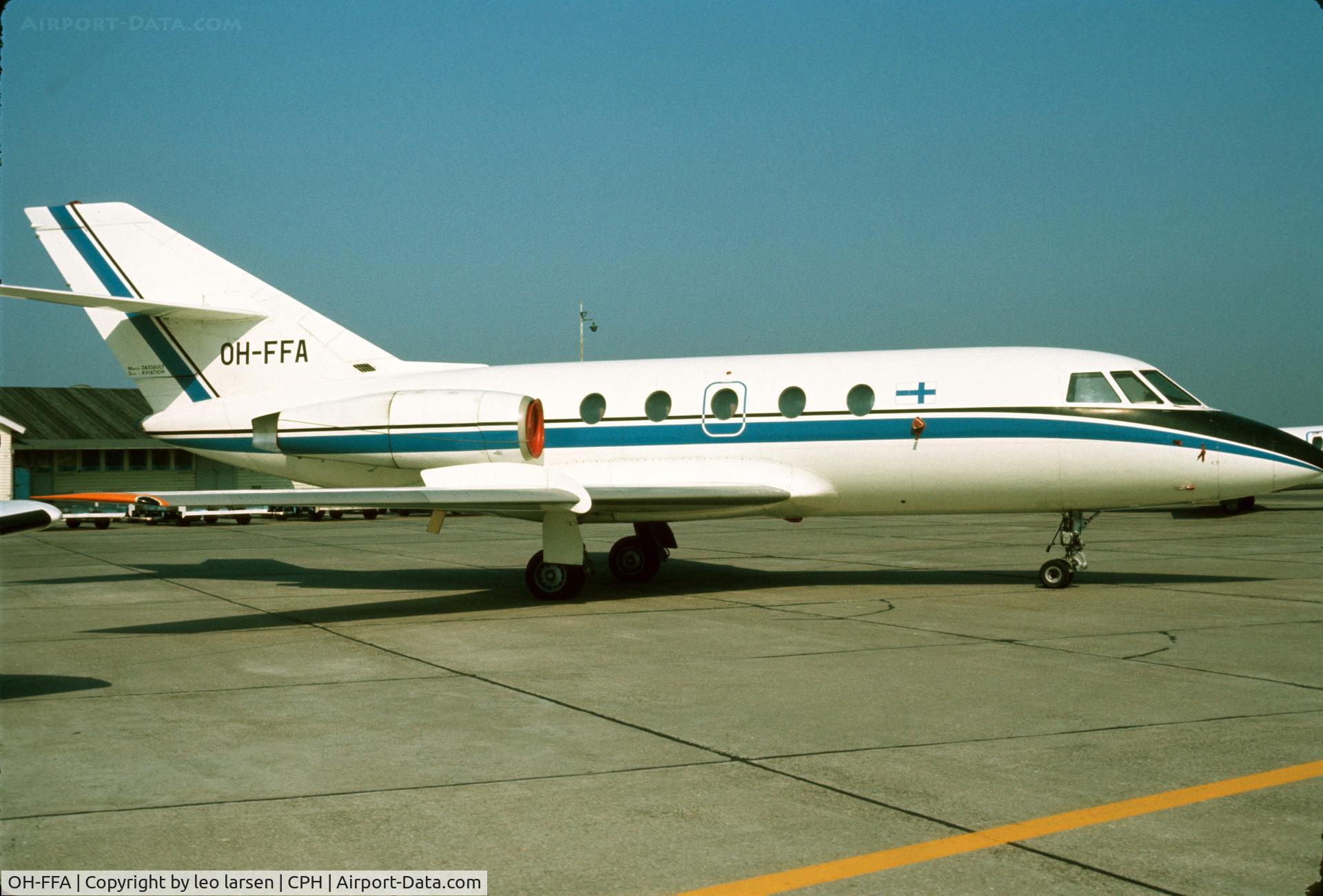 OH-FFA, 1970 Dassault Falcon (Mystere) 20D C/N 178, Copenhagen