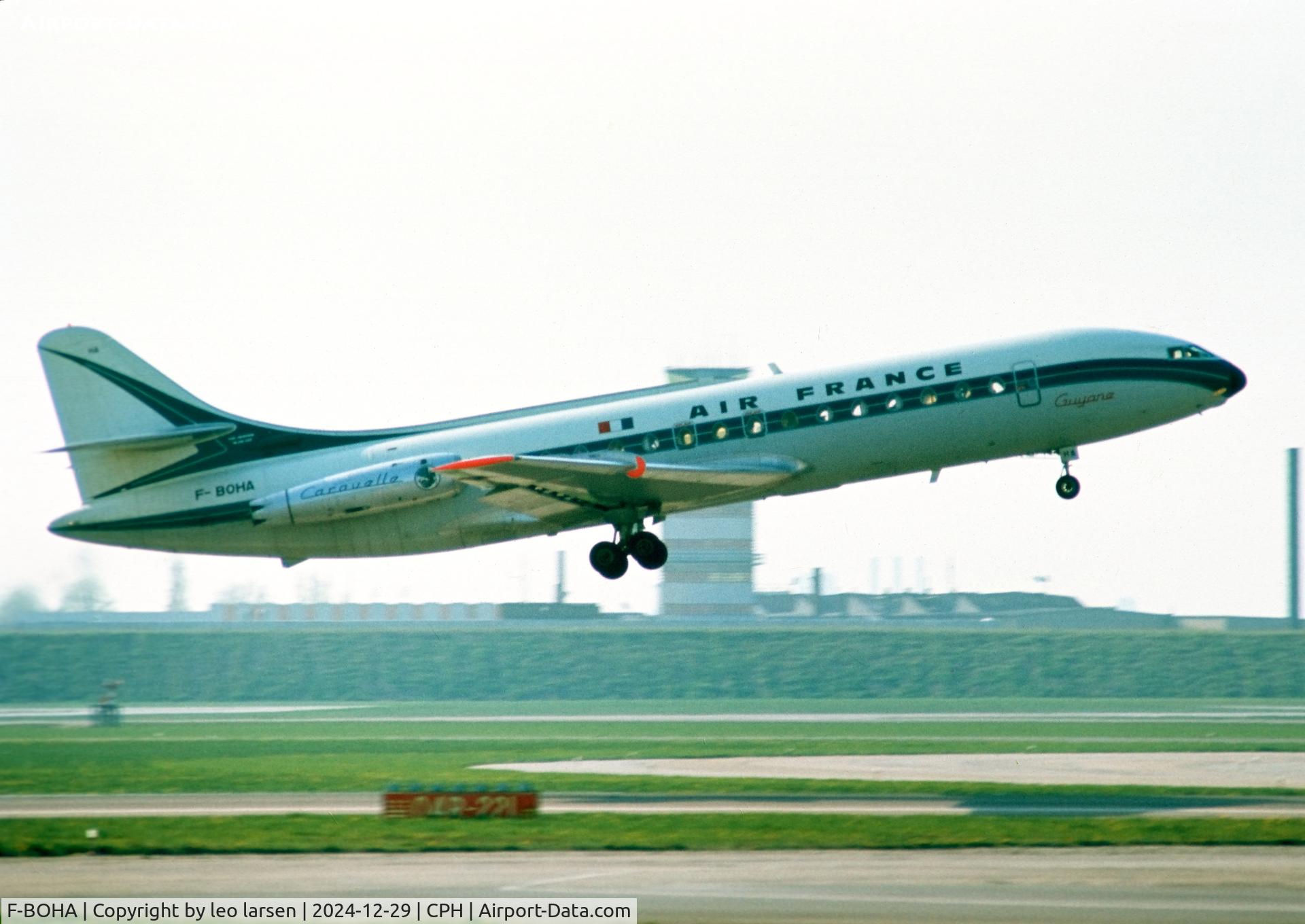 F-BOHA, 1968 Sud Aviation SE-210 Caravelle III C/N 242, Copenhagen
