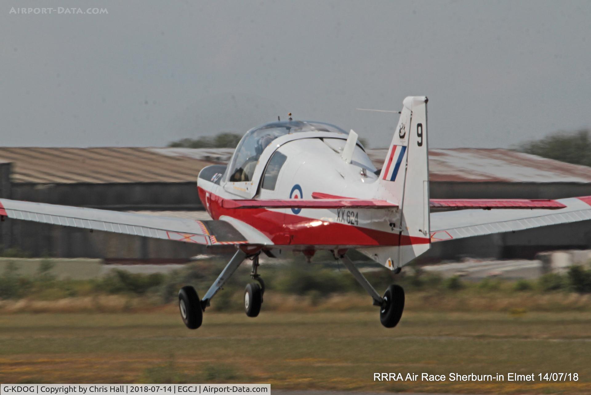 G-KDOG, 1973 Scottish Aviation Bulldog Series 120 Model 121 C/N BH120/289, RRRA Air Race, Sherburn in Elmet