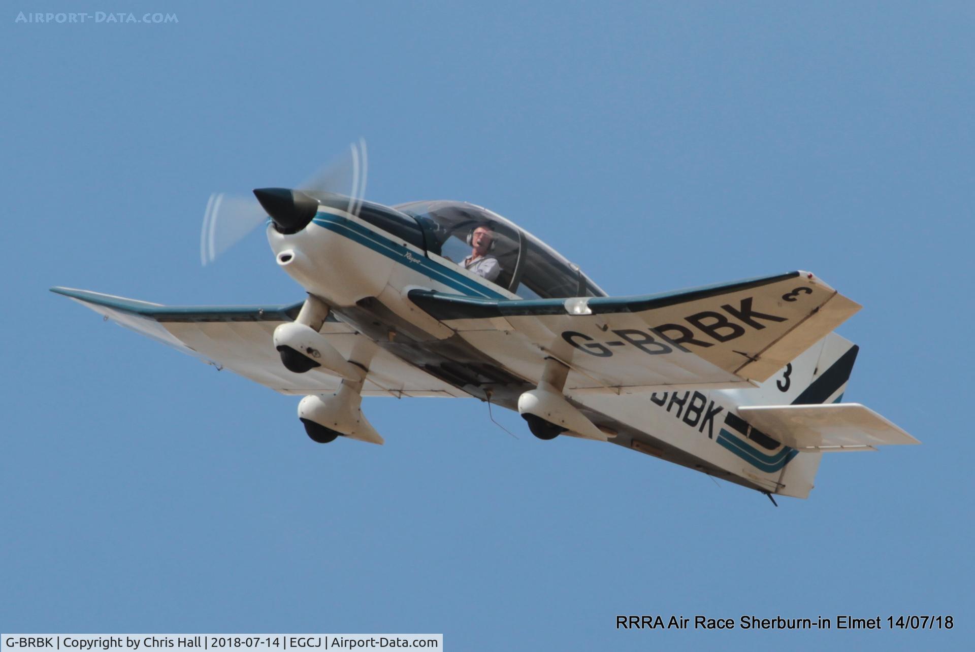 G-BRBK, 1989 Robin DR-400-180 Regent Regent C/N 1915, RRRA Air Race, Sherburn in Elmet