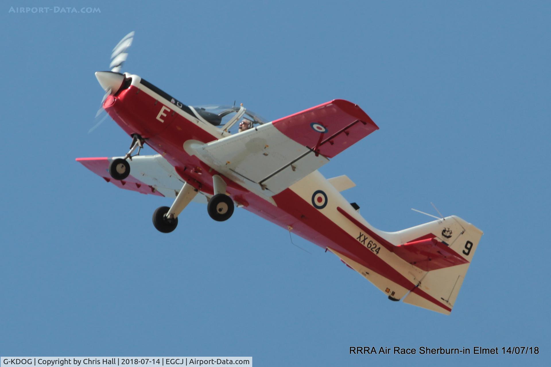 G-KDOG, 1973 Scottish Aviation Bulldog Series 120 Model 121 C/N BH120/289, RRRA Air Race, Sherburn in Elmet