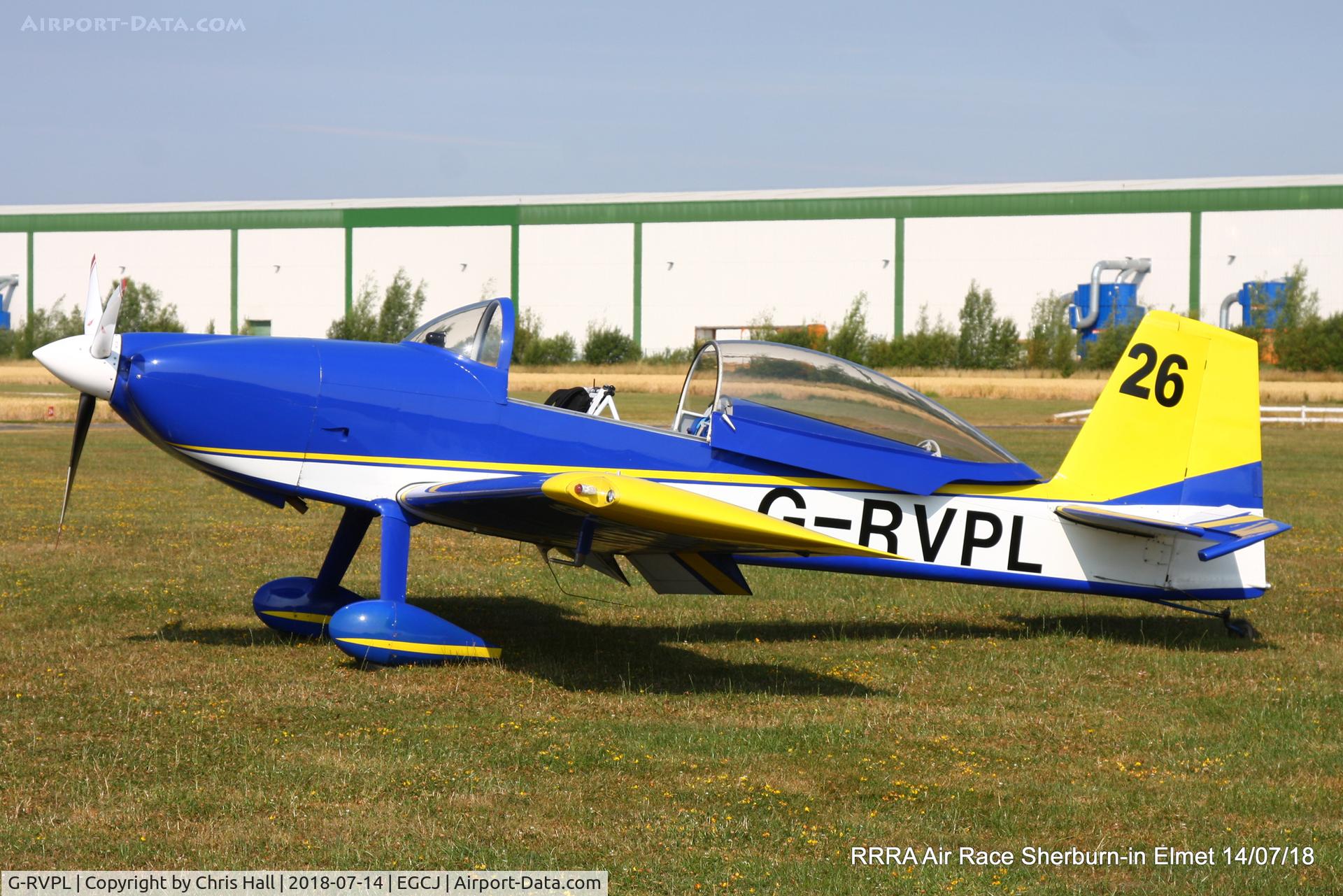 G-RVPL, 2006 Vans RV-8 C/N PFA 303-13885, RRRA Air Race, Sherburn in Elmet