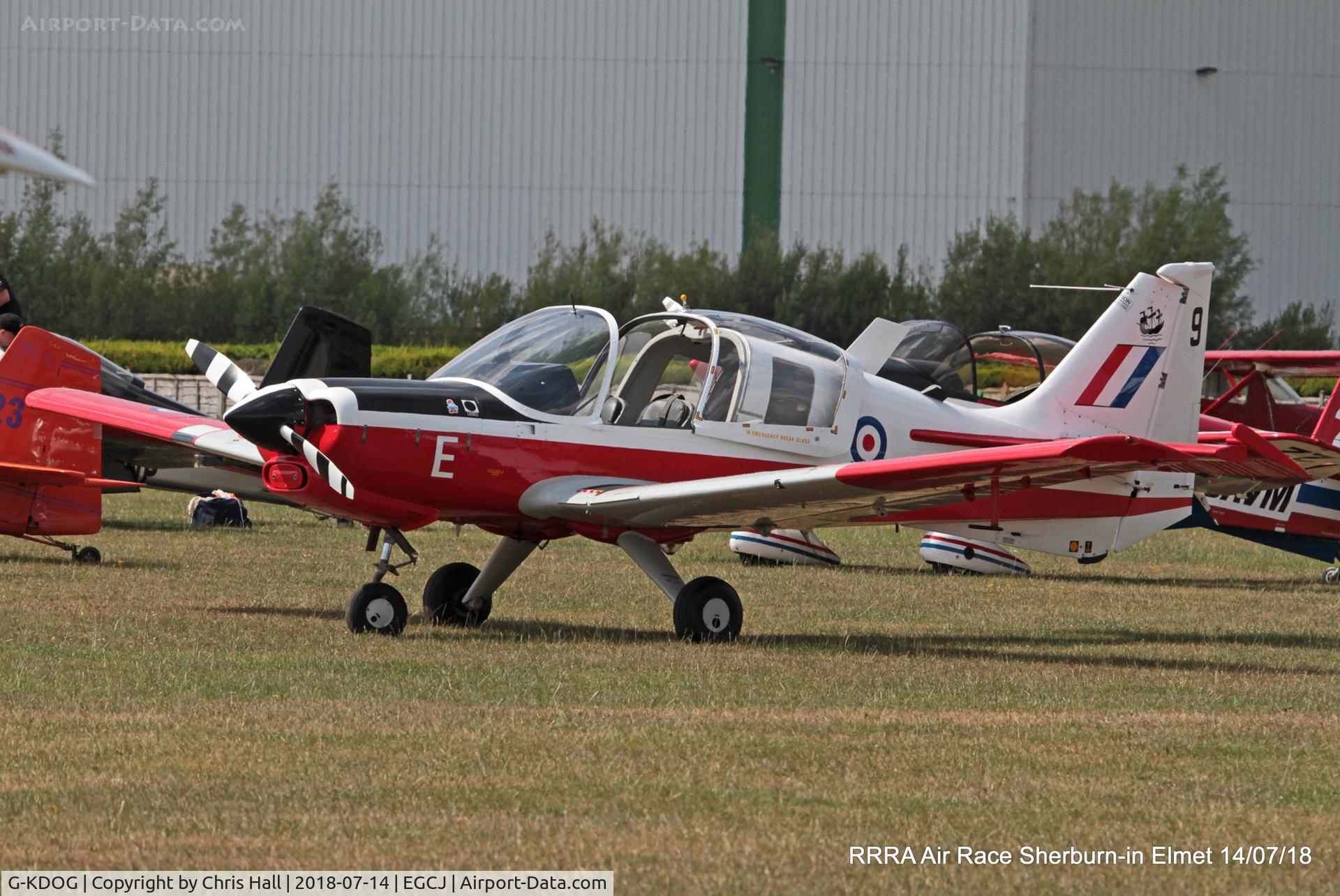 G-KDOG, 1973 Scottish Aviation Bulldog Series 120 Model 121 C/N BH120/289, RRRA Air Race, Sherburn in Elmet