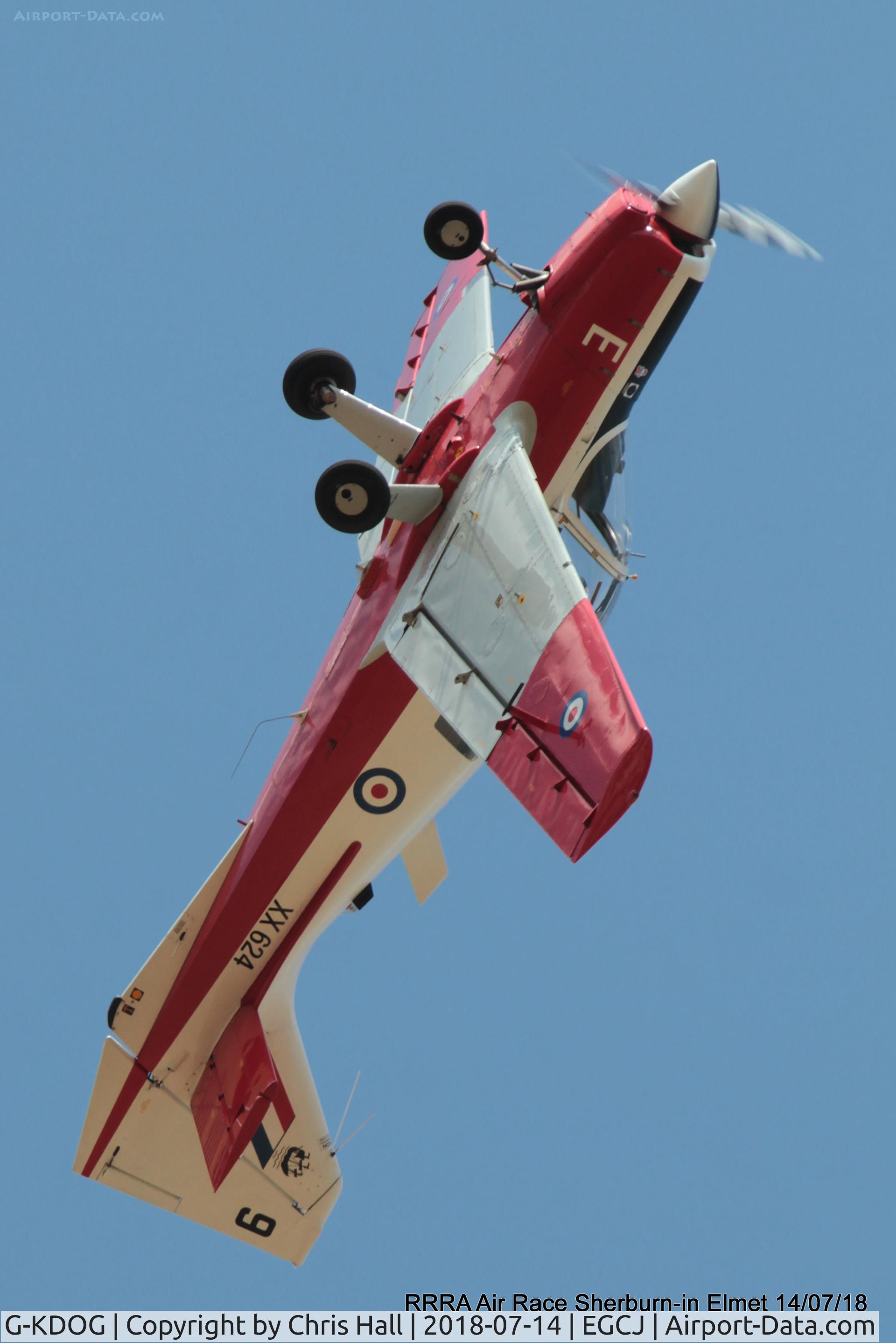 G-KDOG, 1973 Scottish Aviation Bulldog Series 120 Model 121 C/N BH120/289, RRRA Air Race, Sherburn in Elmet