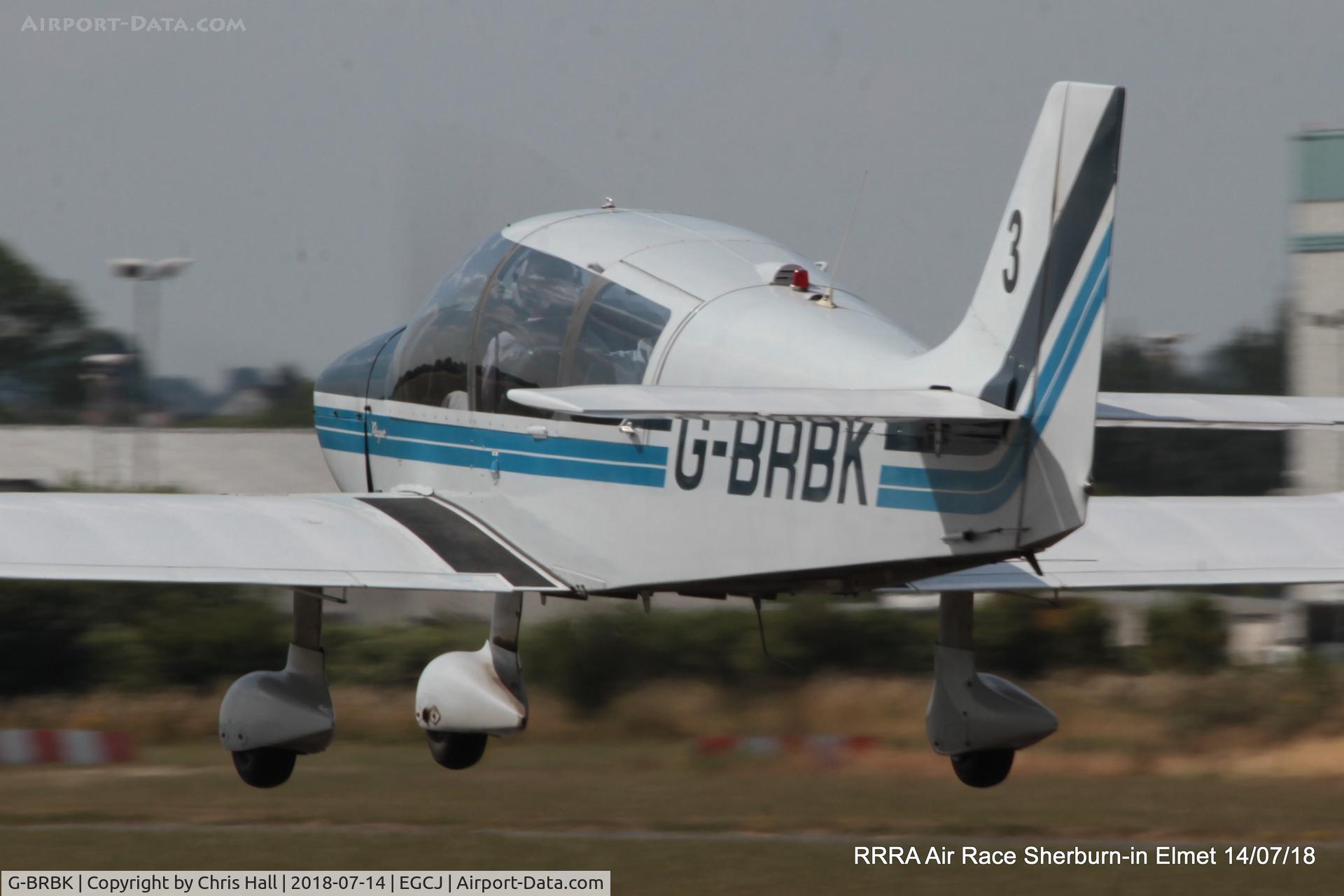 G-BRBK, 1989 Robin DR-400-180 Regent Regent C/N 1915, RRRA Air Race, Sherburn in Elmet