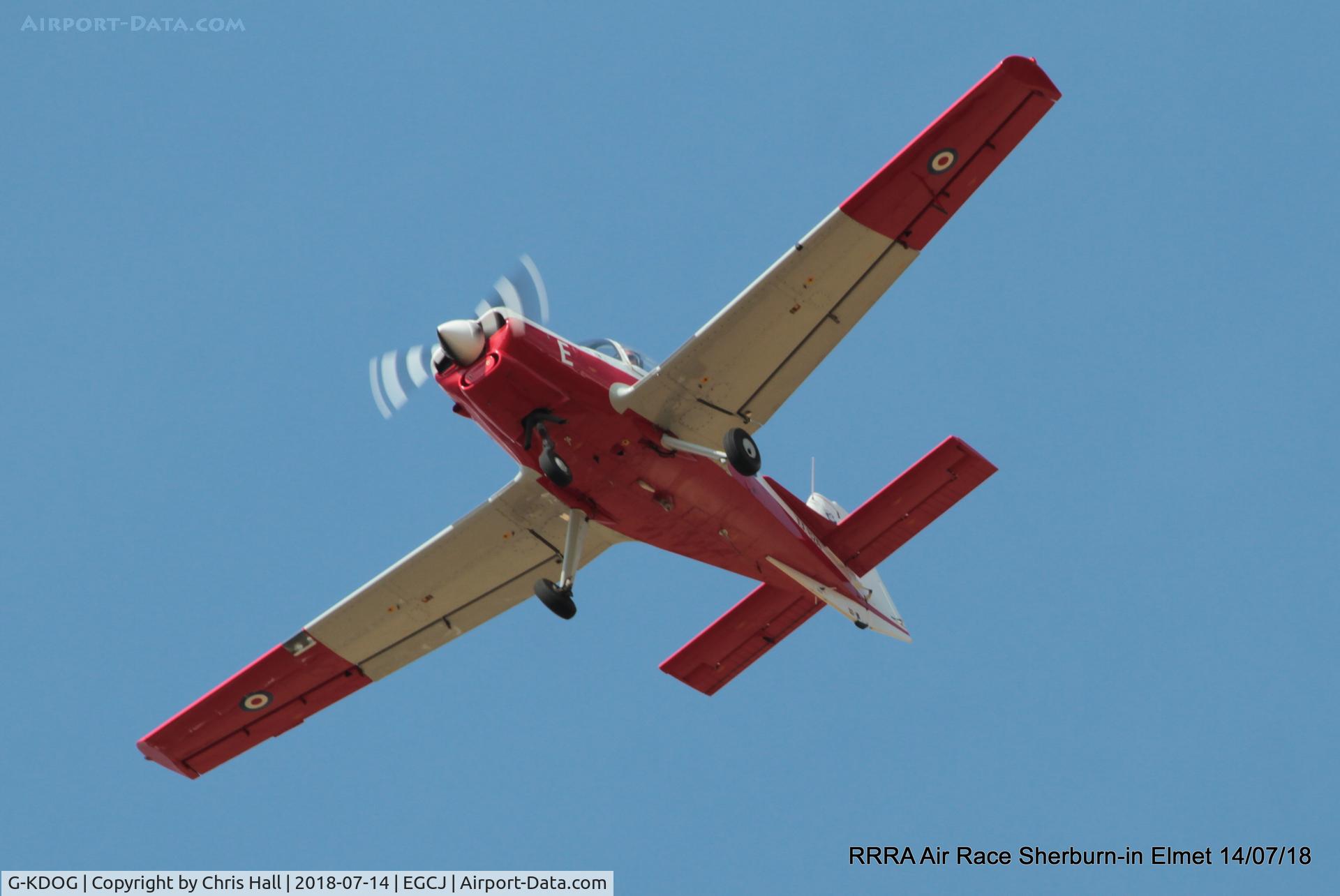 G-KDOG, 1973 Scottish Aviation Bulldog Series 120 Model 121 C/N BH120/289, RRRA Air Race, Sherburn in Elmet