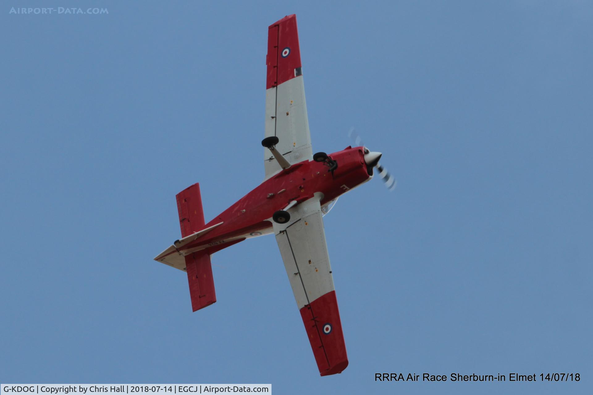 G-KDOG, 1973 Scottish Aviation Bulldog Series 120 Model 121 C/N BH120/289, RRRA Air Race, Sherburn in Elmet