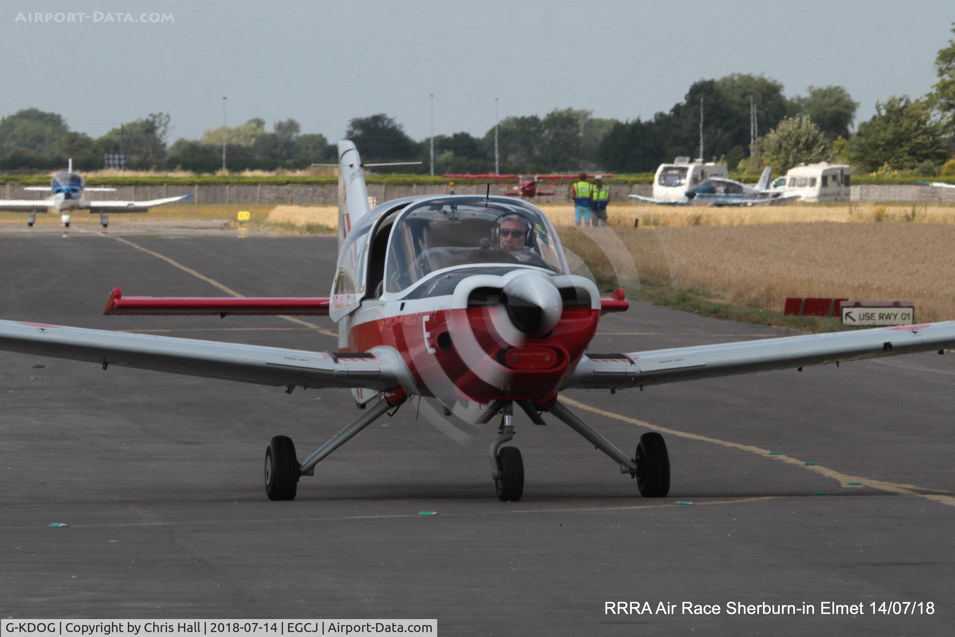 G-KDOG, 1973 Scottish Aviation Bulldog Series 120 Model 121 C/N BH120/289, RRRA Air Race, Sherburn in Elmet