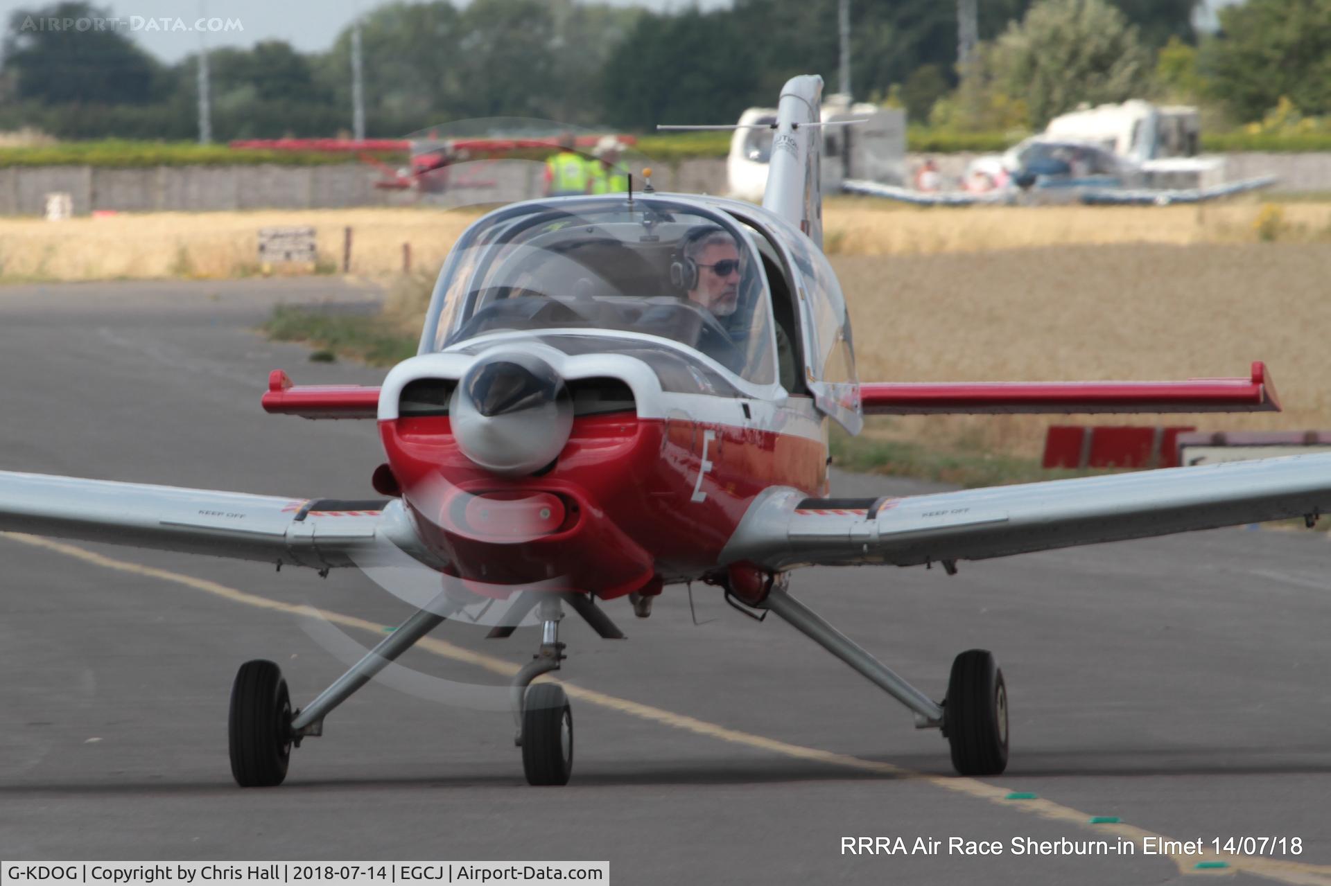 G-KDOG, 1973 Scottish Aviation Bulldog Series 120 Model 121 C/N BH120/289, RRRA Air Race, Sherburn in Elmet