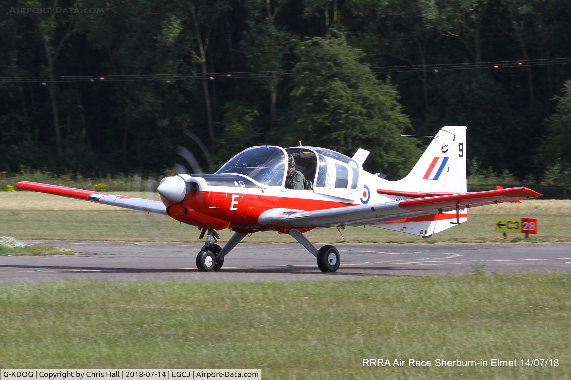 G-KDOG, 1973 Scottish Aviation Bulldog Series 120 Model 121 C/N BH120/289, RRRA Air Race, Sherburn in Elmet