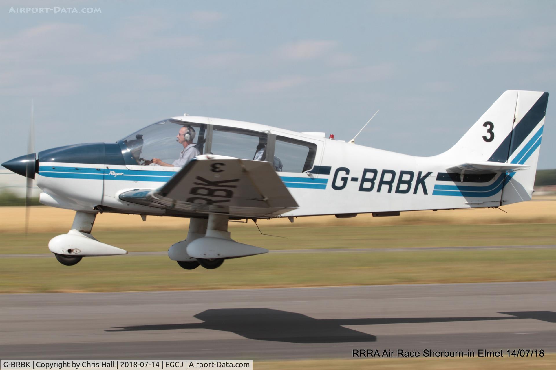 G-BRBK, 1989 Robin DR-400-180 Regent Regent C/N 1915, RRRA Air Race, Sherburn in Elmet