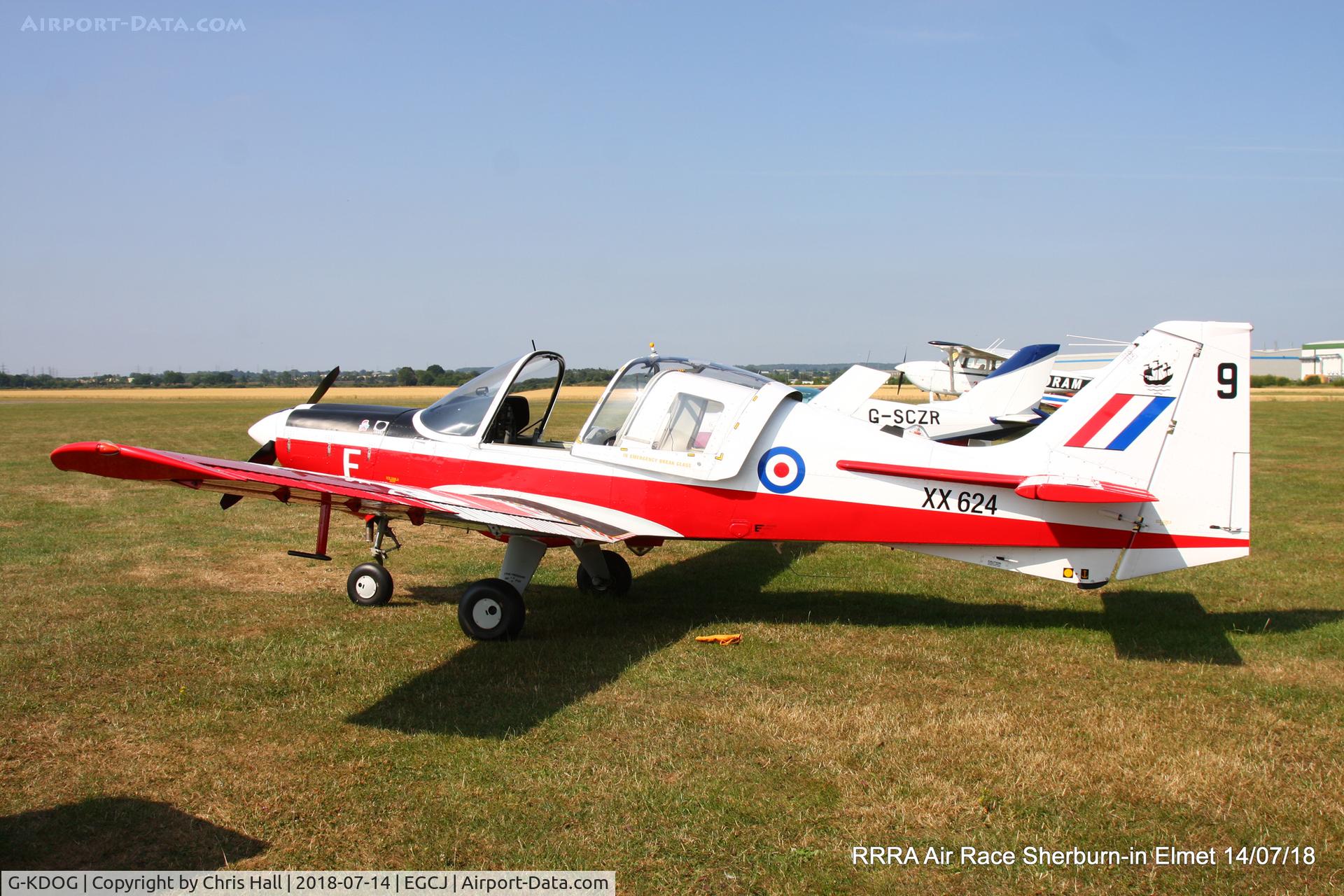 G-KDOG, 1973 Scottish Aviation Bulldog Series 120 Model 121 C/N BH120/289, RRRA Air Race, Sherburn in Elmet