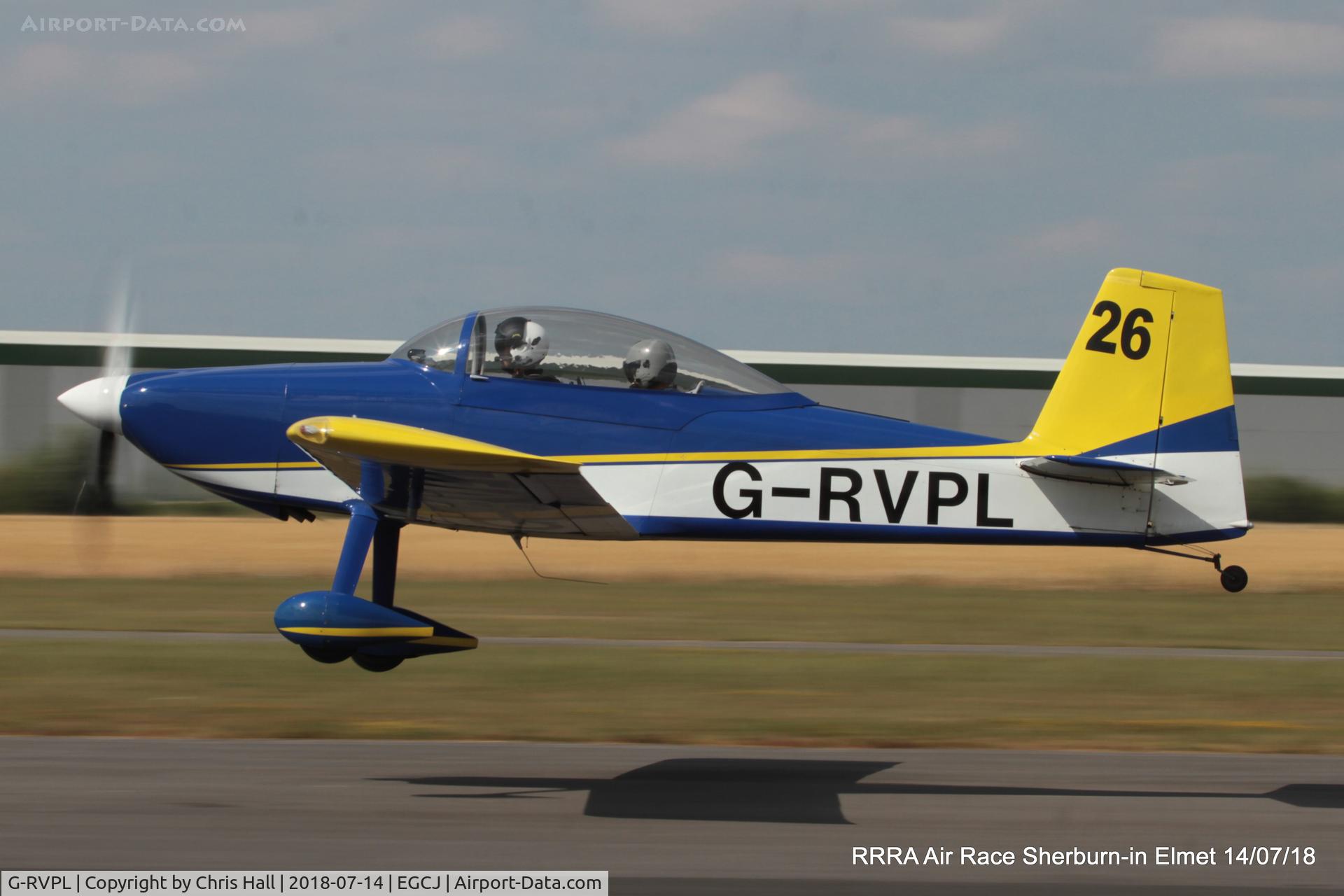 G-RVPL, 2006 Vans RV-8 C/N PFA 303-13885, RRRA Air Race, Sherburn in Elmet