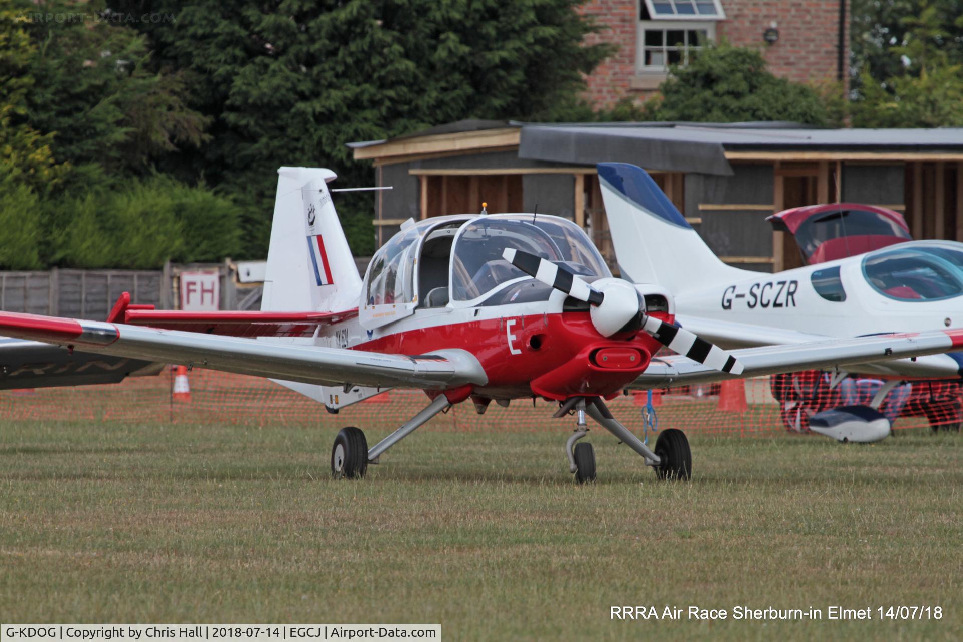 G-KDOG, 1973 Scottish Aviation Bulldog Series 120 Model 121 C/N BH120/289, RRRA Air Race, Sherburn in Elmet
