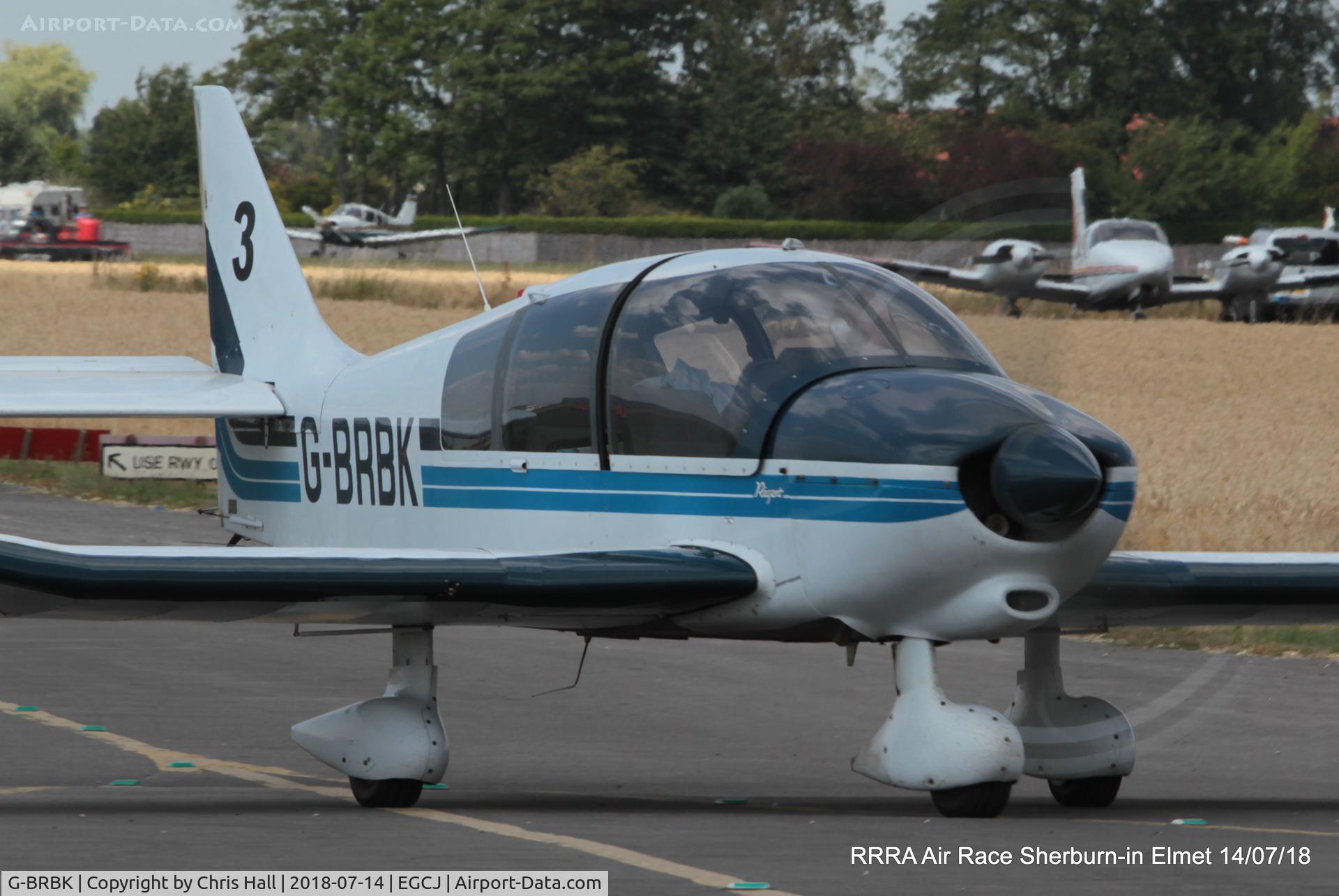 G-BRBK, 1989 Robin DR-400-180 Regent Regent C/N 1915, RRRA Air Race, Sherburn in Elmet
