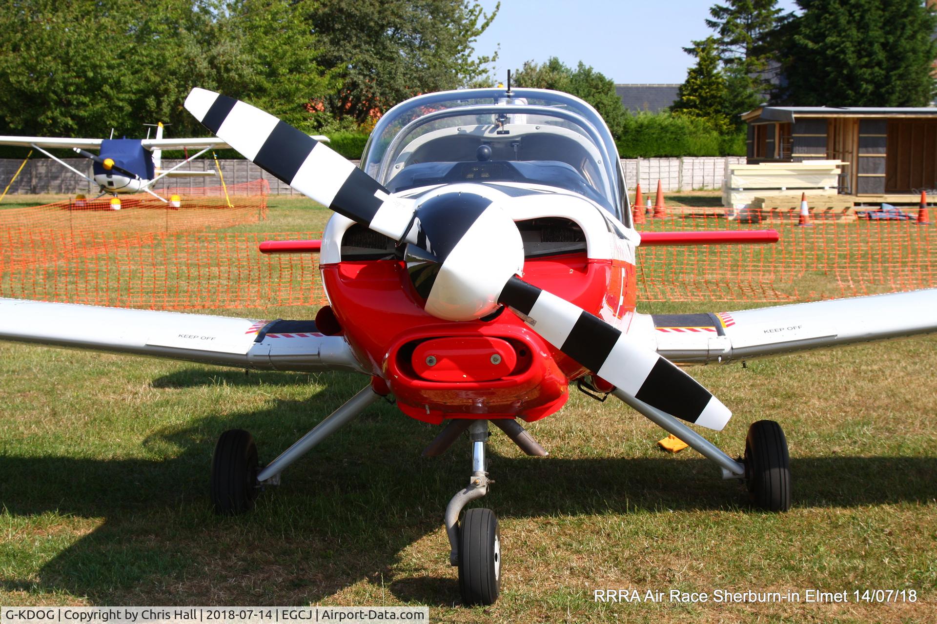 G-KDOG, 1973 Scottish Aviation Bulldog Series 120 Model 121 C/N BH120/289, RRRA Air Race, Sherburn in Elmet