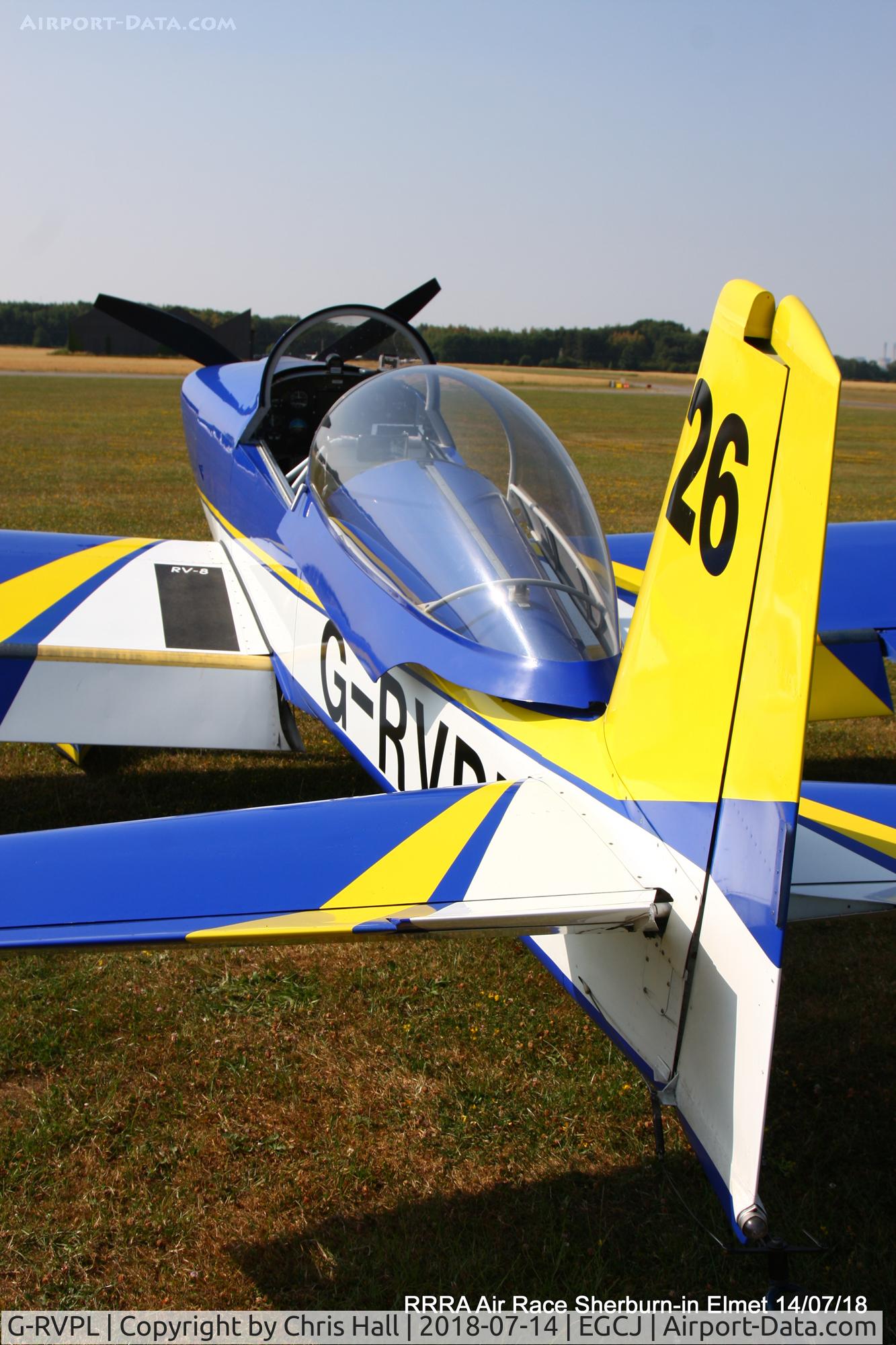 G-RVPL, 2006 Vans RV-8 C/N PFA 303-13885, RRRA Air Race, Sherburn in Elmet