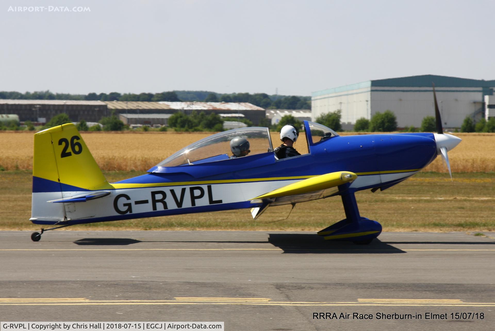 G-RVPL, 2006 Vans RV-8 C/N PFA 303-13885, RRRA Air Race, Sherburn in Elmet