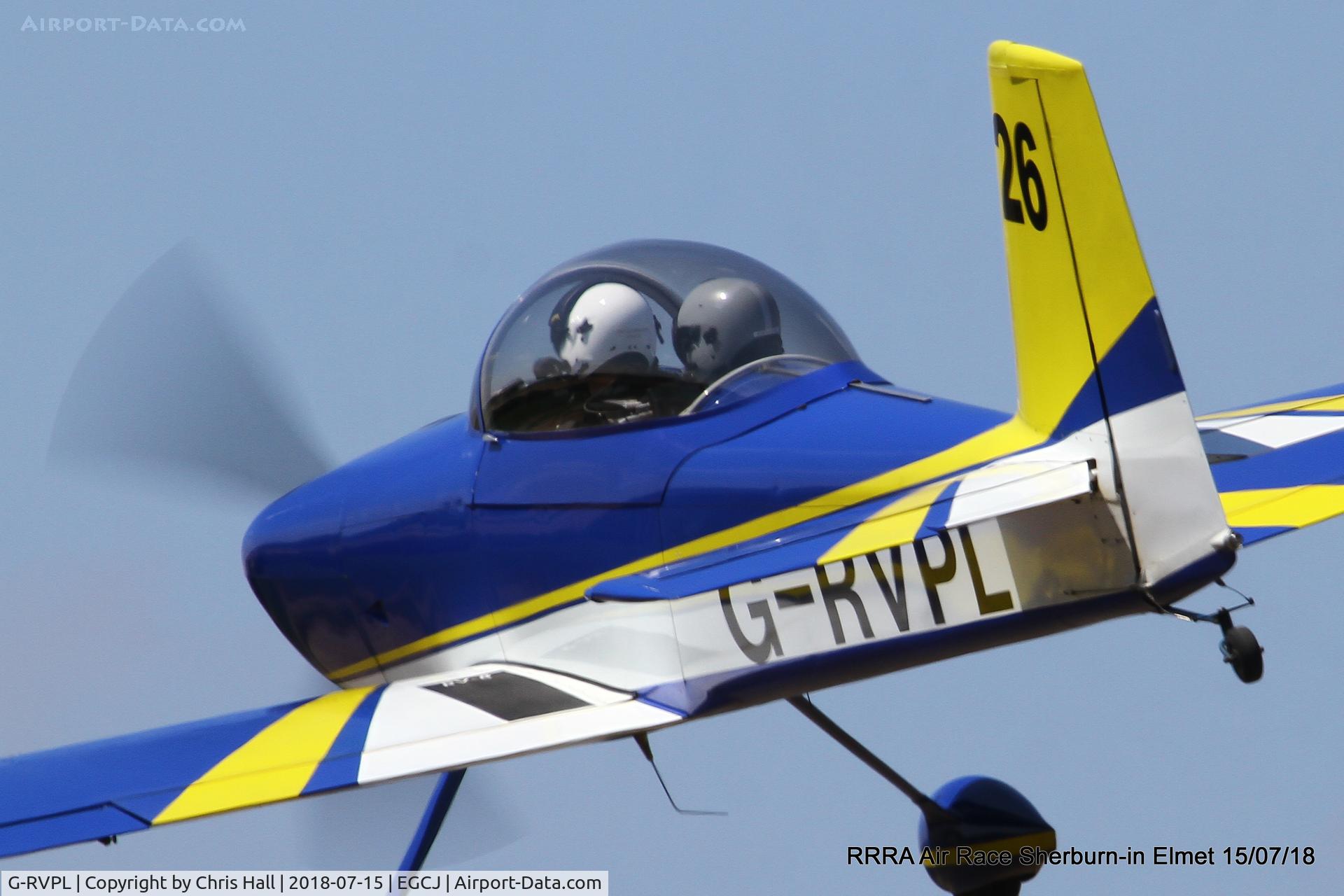 G-RVPL, 2006 Vans RV-8 C/N PFA 303-13885, RRRA Air Race, Sherburn in Elmet