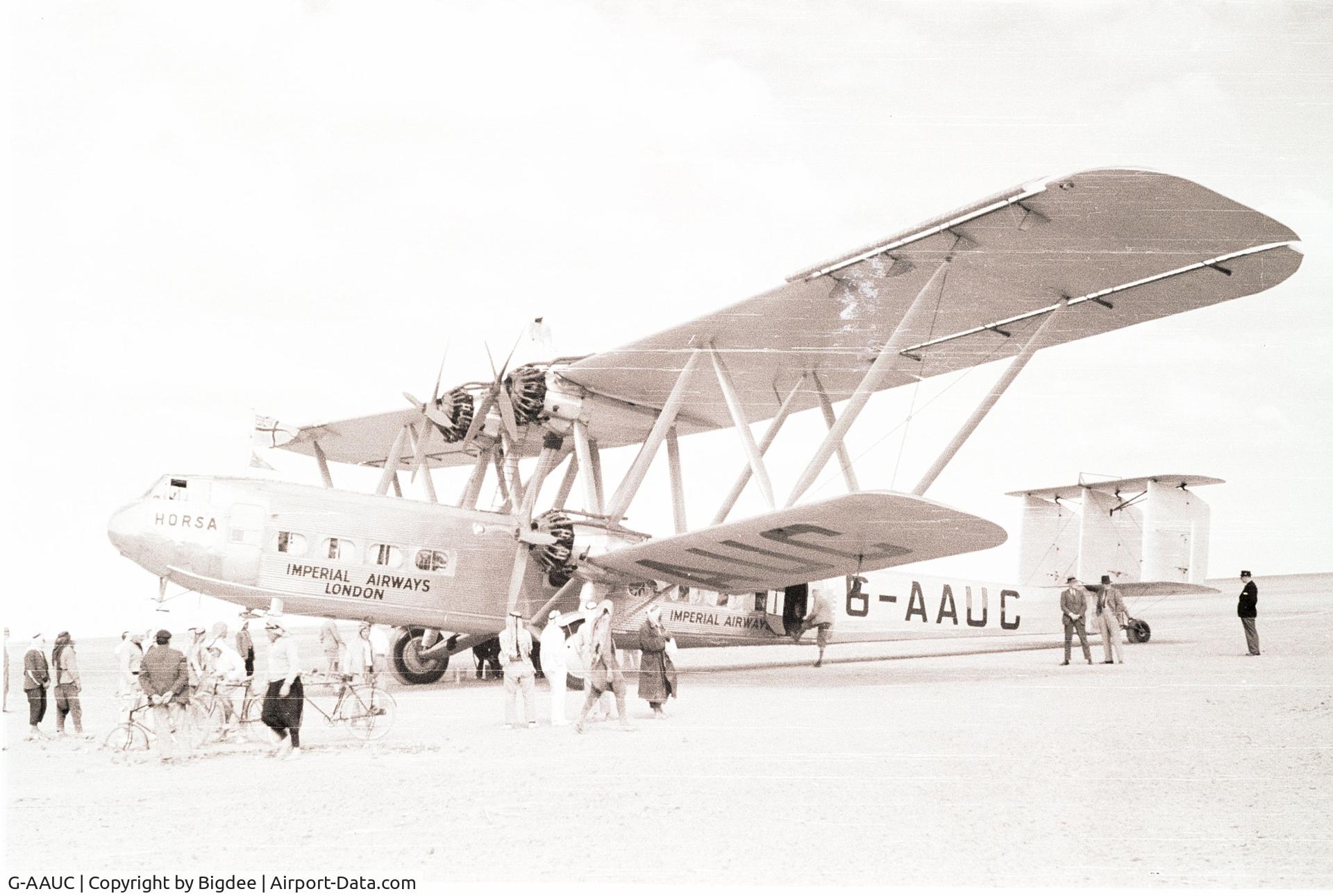 G-AAUC, 1931 Handley Page HP.42E Eastern C/N 42/4, Film can marked: 