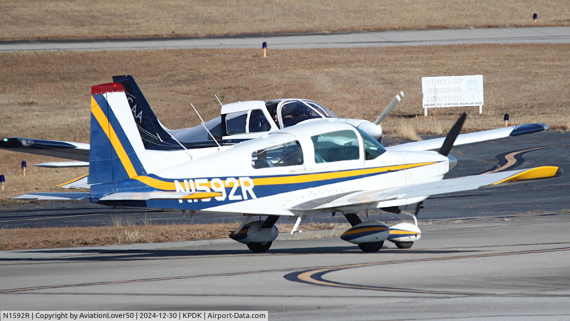 N1592R, 1975 Grumman American AA-5B Tiger C/N AA5B-0092, AA-5B
