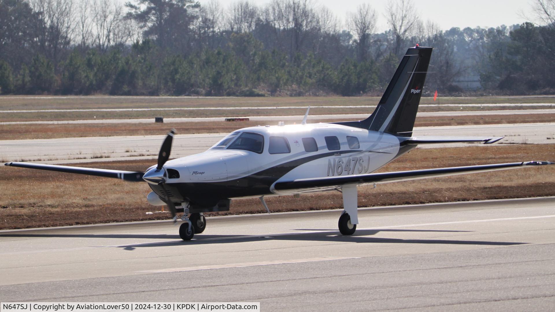 N647SJ, 2013 Piper PA-46-350P Malibu Mirage C/N 4636581, Malibu Mirage