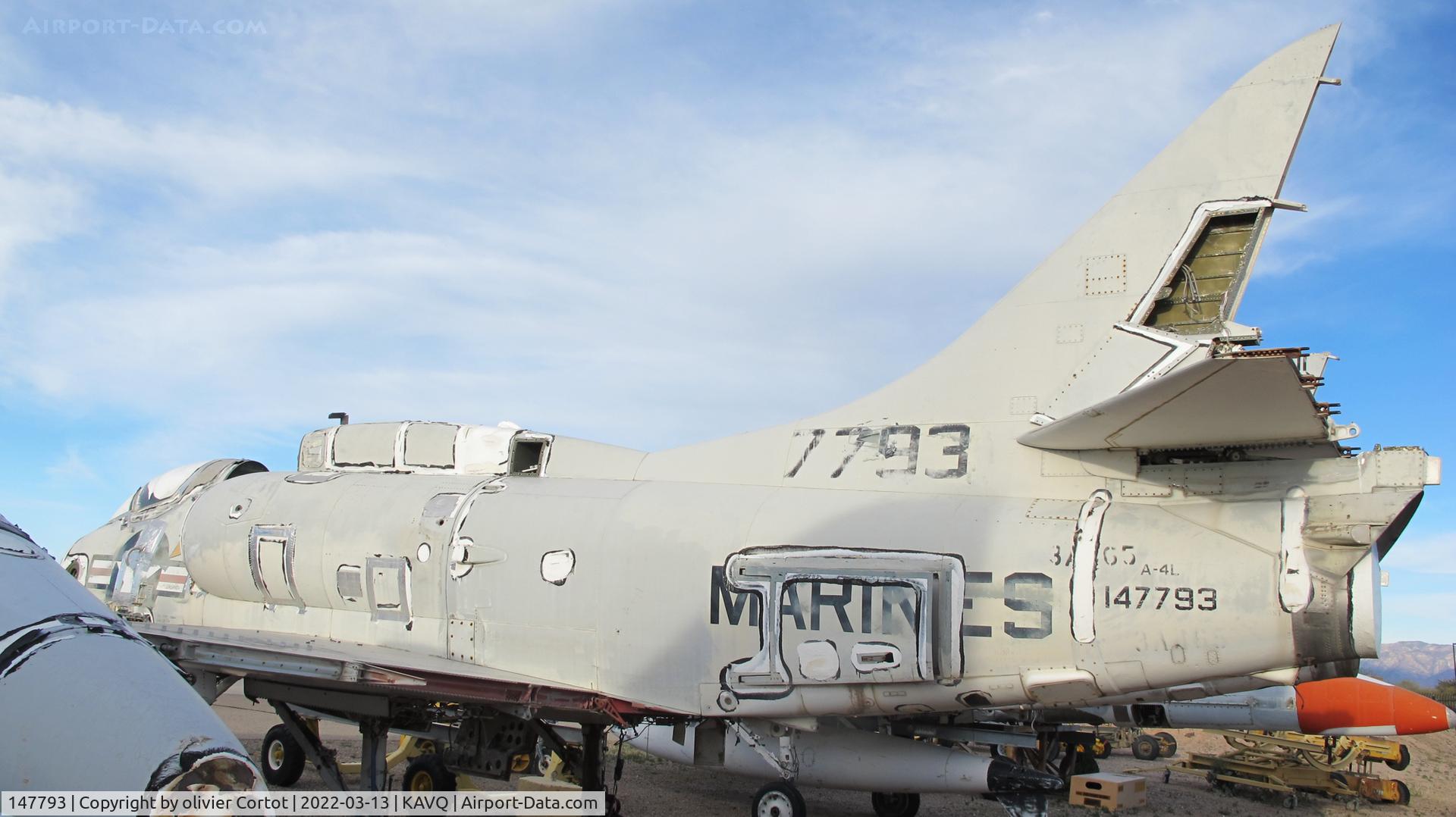 147793, Douglas A-4L Skyhawk C/N 12557, Seen in 2022