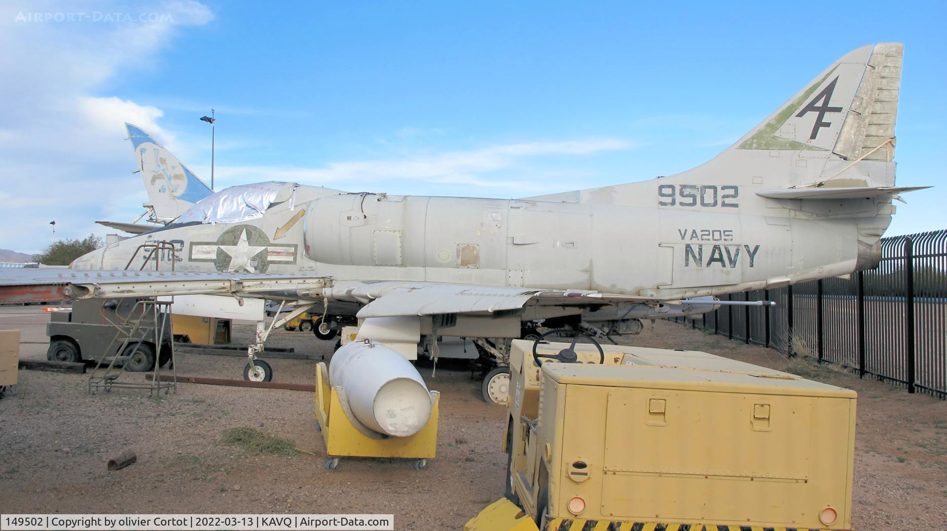 149502, Douglas A4D-2N Skyhawk C/N 12827, still there in 2022