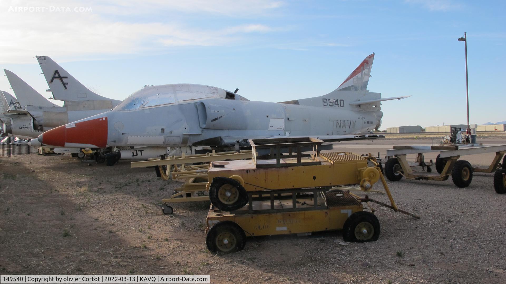 149540, Douglas A4D-2N Skyhawk C/N 12865, still there in 2022