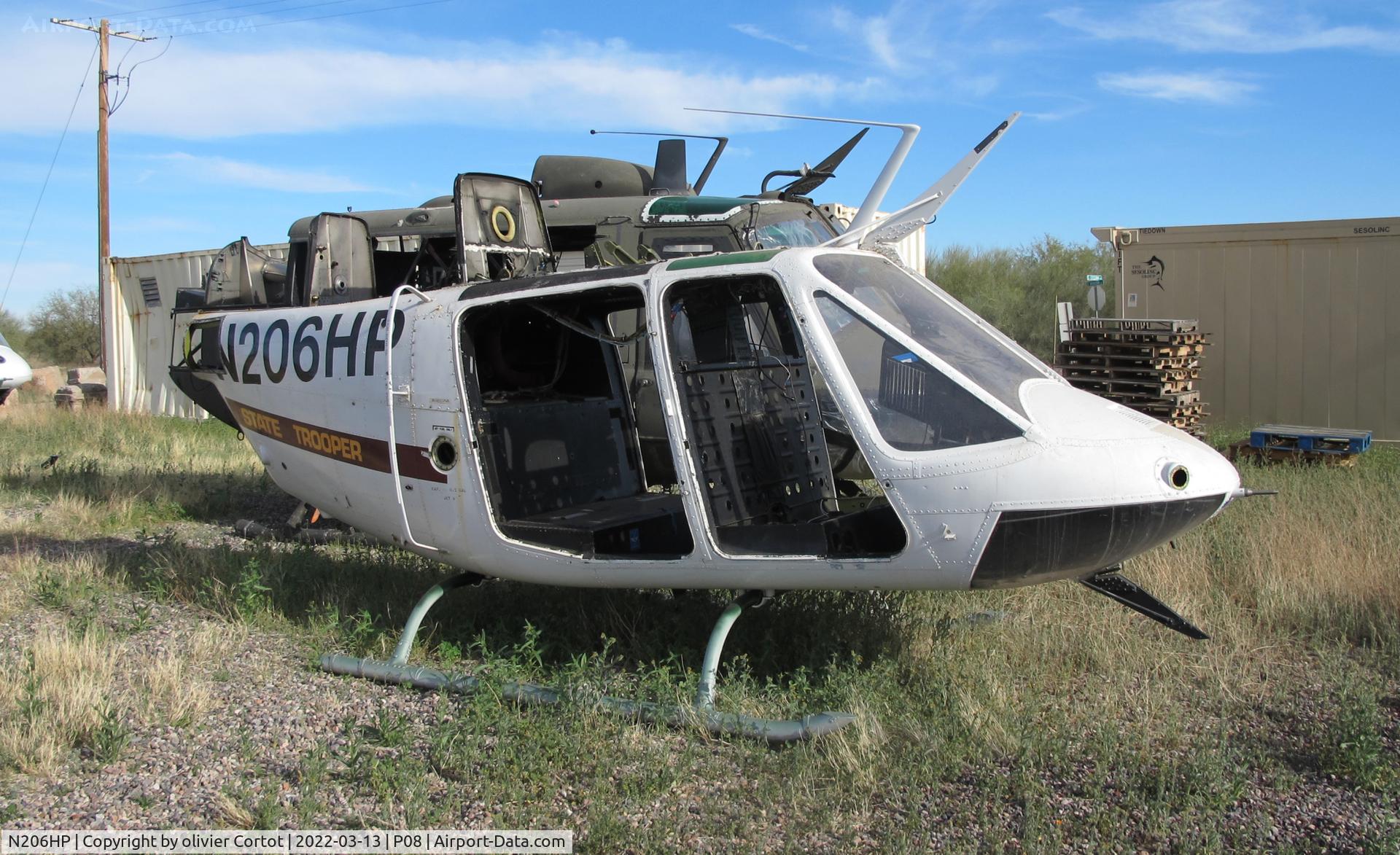 N206HP, 1972 Bell 206B C/N 72-21093 (41759), rest in peace