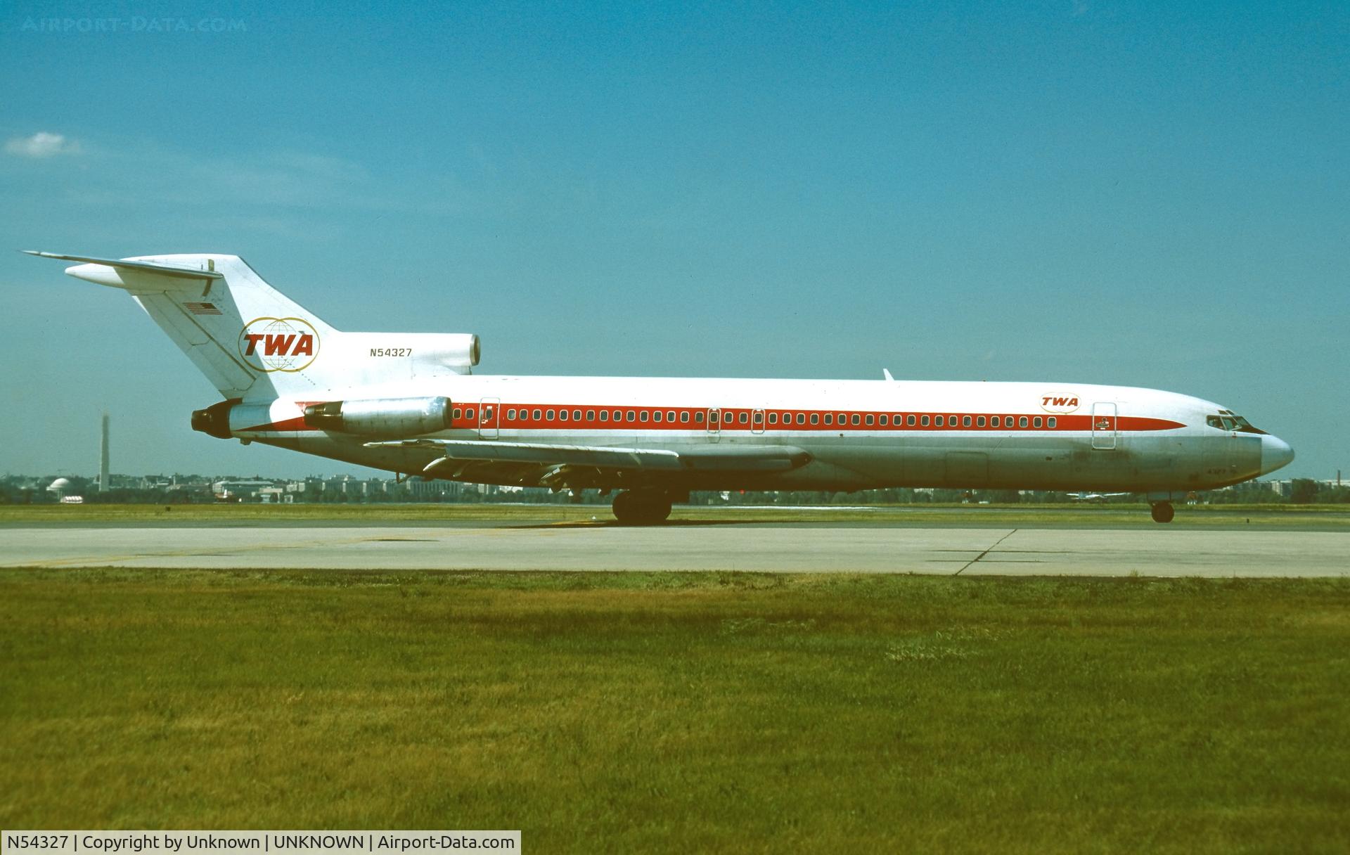 N54327, Boeing 727-231 C/N 20234, Unknown 6.1978